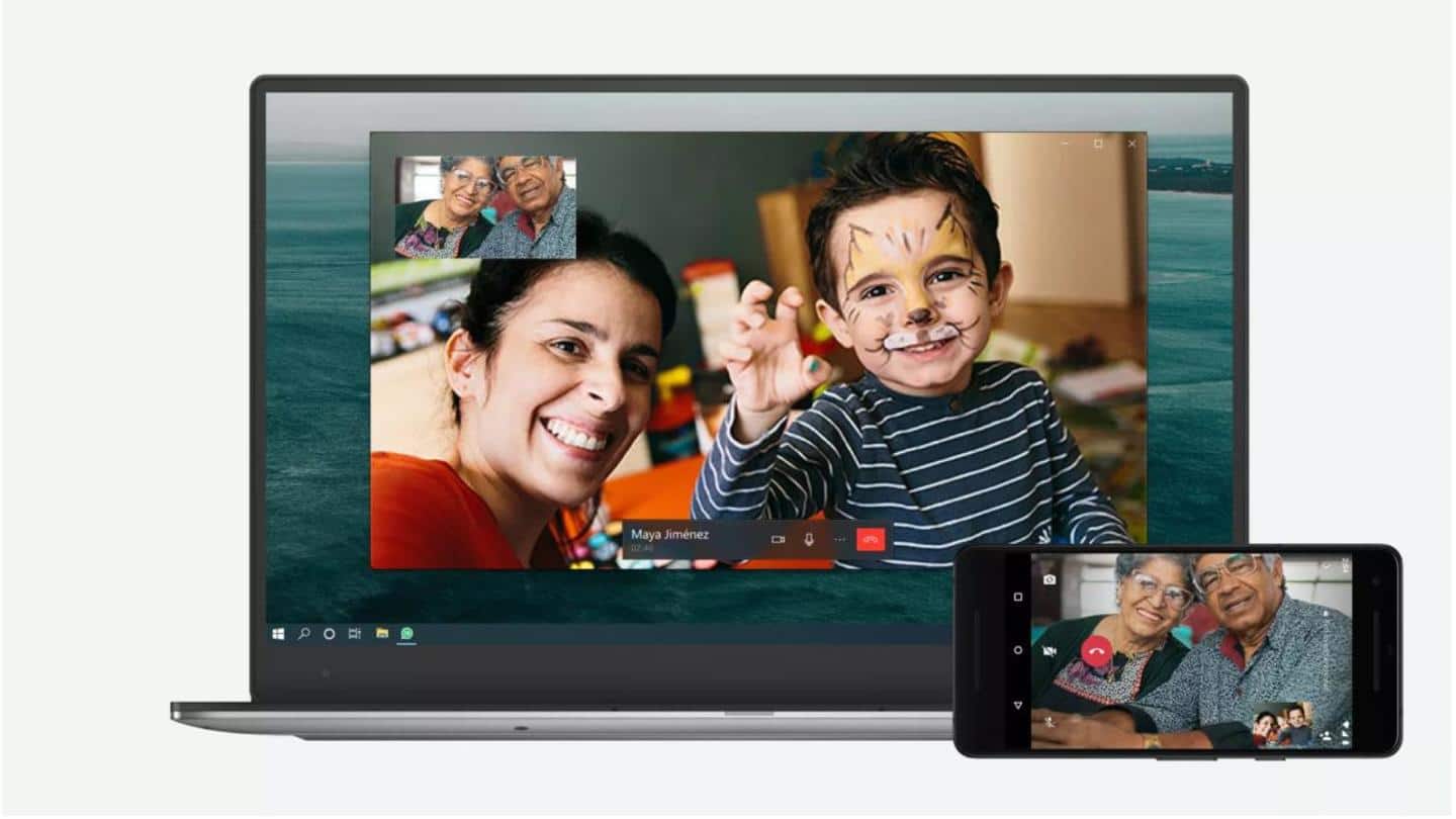 Can't use smartphone as webcam/mic for WhatsApp Desktop calls Can't use smartphone as webcam/mic for WhatsApp Desktop calls