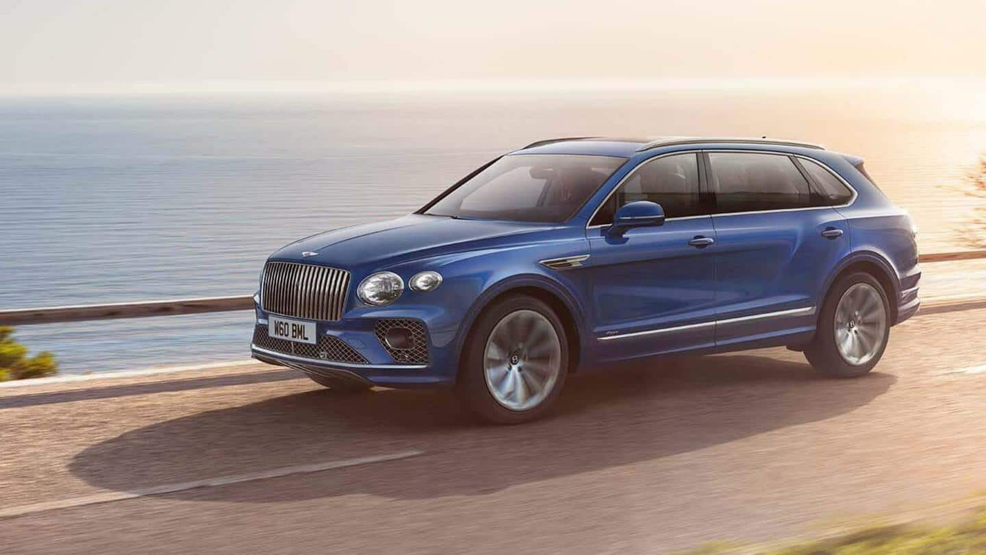 Bentley Bentayga EWB Azure goes official at Rs. 6 crore