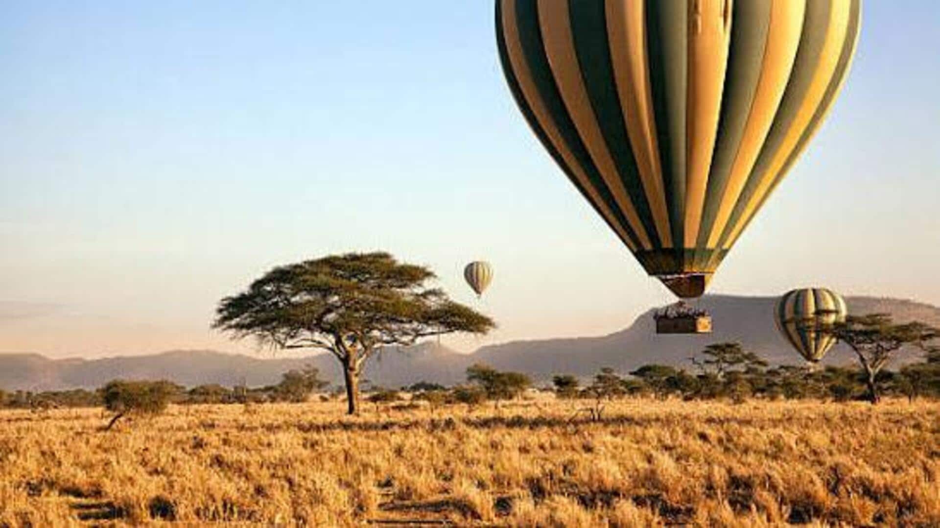 Wildlife lovers, a balloon safari is a must-try 