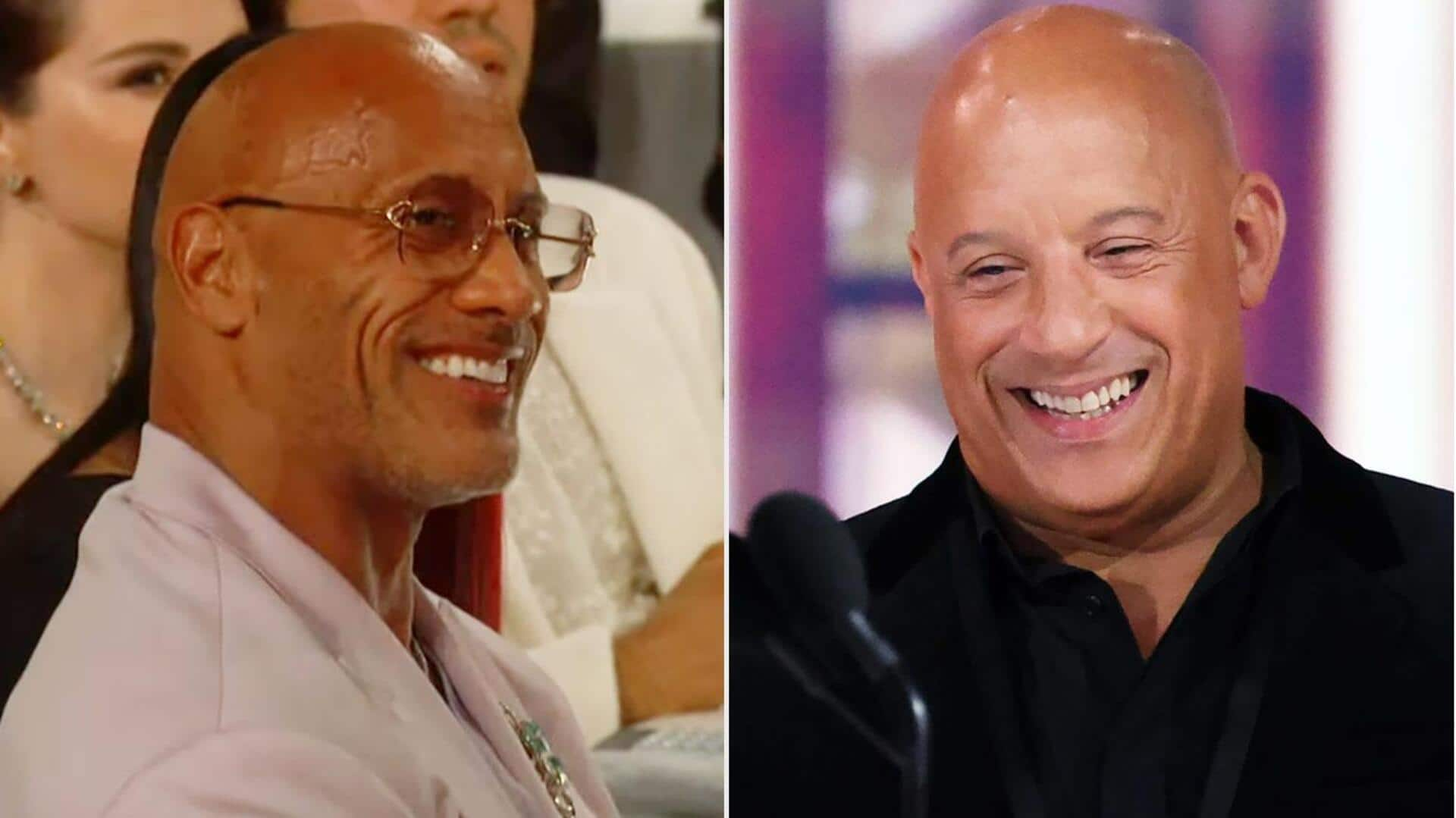 Vin Diesel's post proves fight with Dwayne Johnson is over