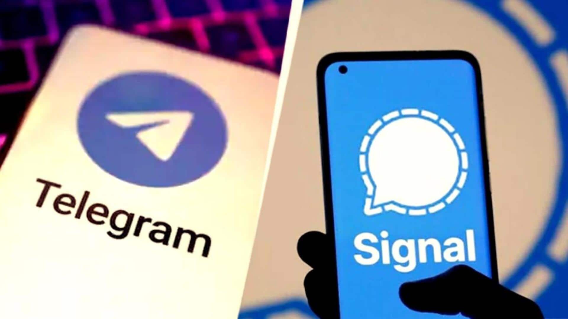 Centre sends notices to Telegram, Signal over anonymous messaging features