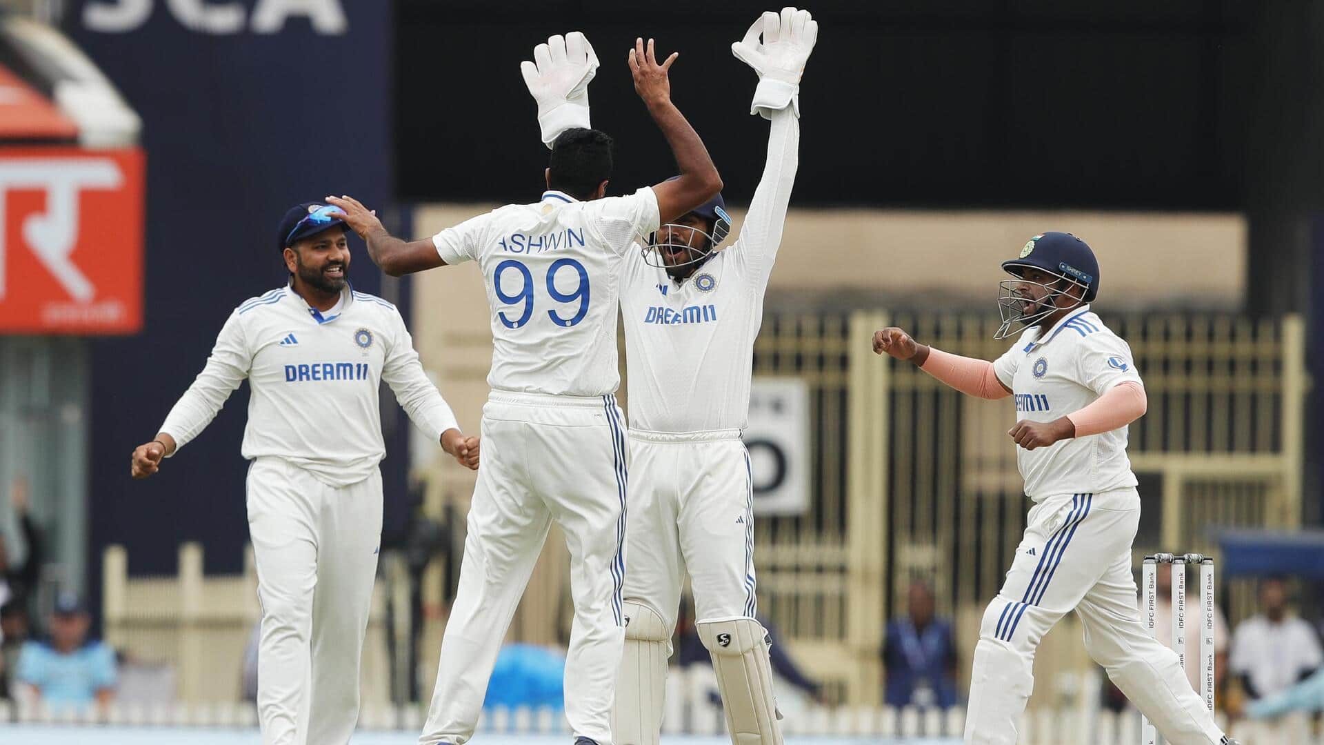 Ravichandran Ashwin dismisses Ben Duckett for sixth time (Tests): Stats 