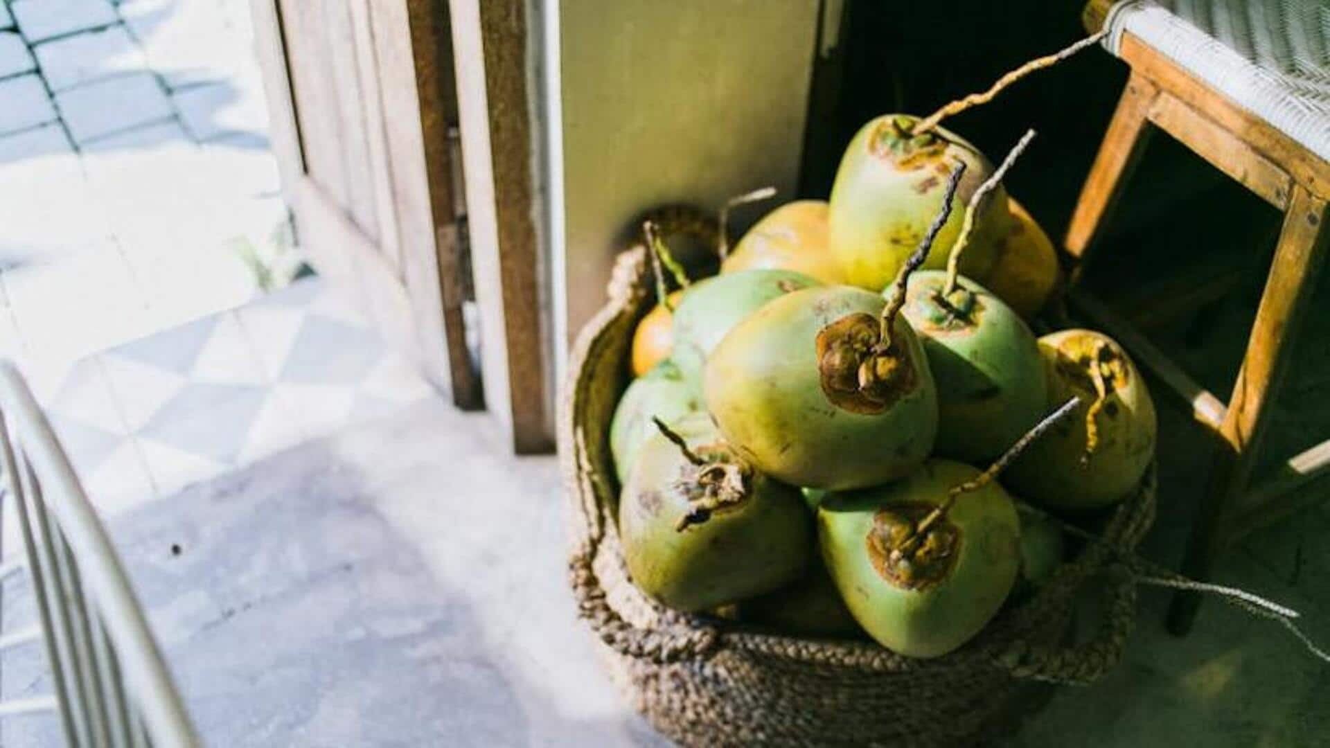 Here's why you should choose coconut water over aam panna