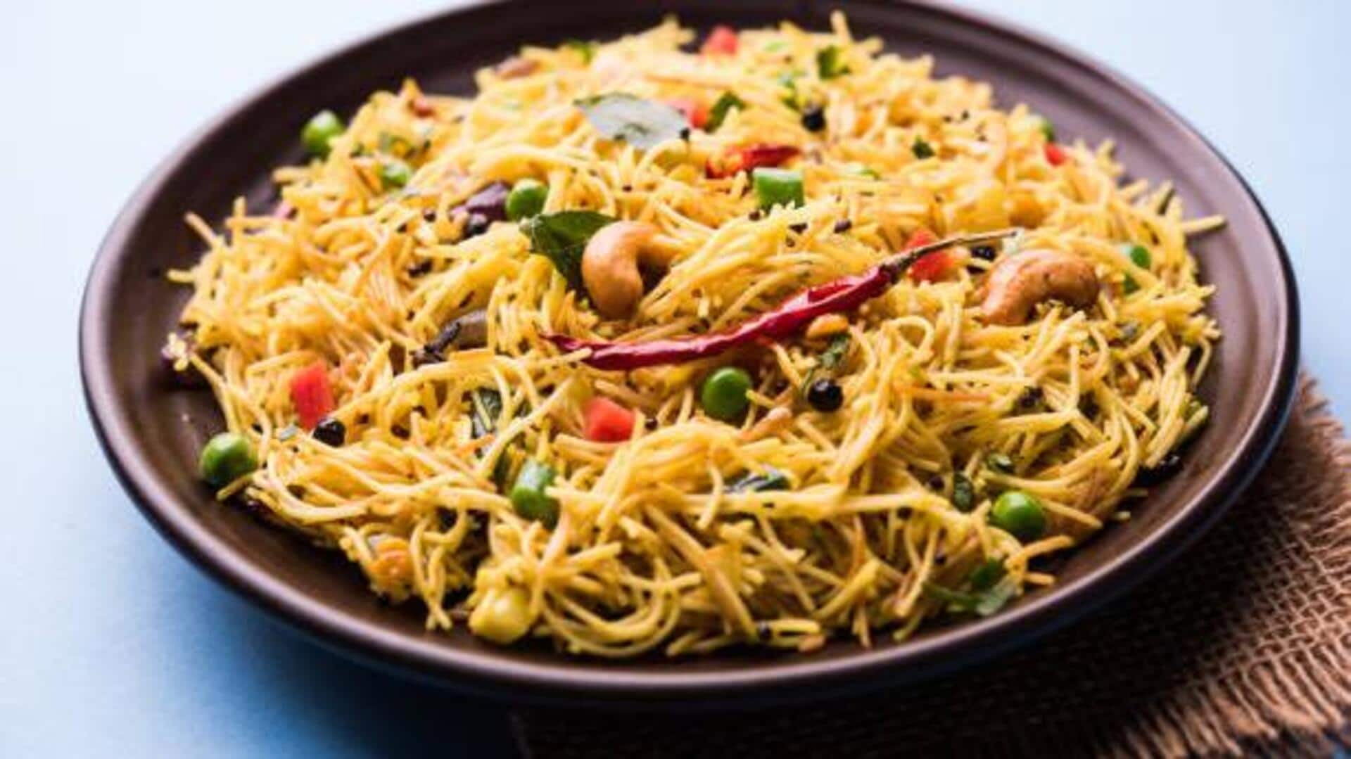 5-minute vermicelli upma for busy mornings