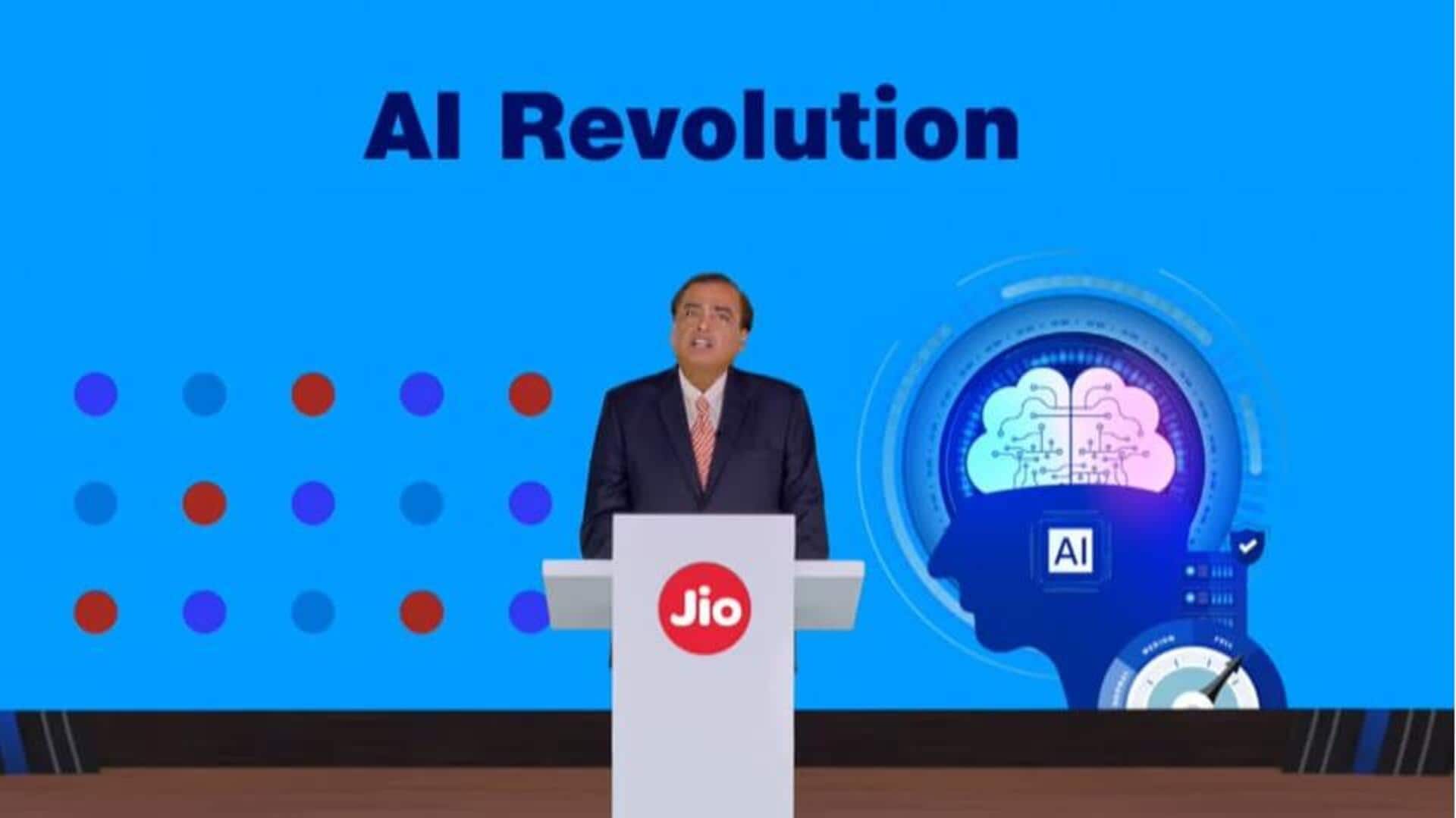 Reliance Jio to build India-specific AI models: Mukesh Ambani 