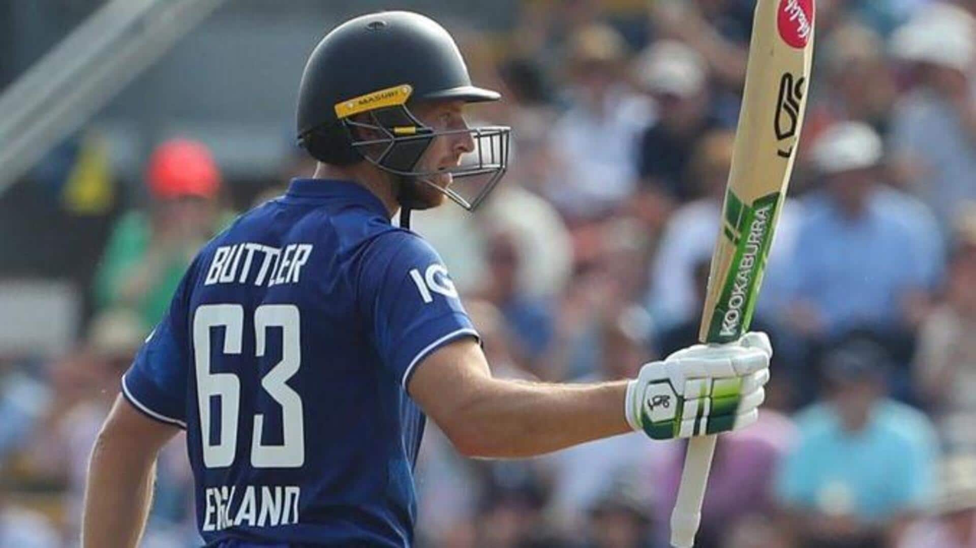 Eng Vs Nz Jos Buttler Smashes His 25th Odi Fifty