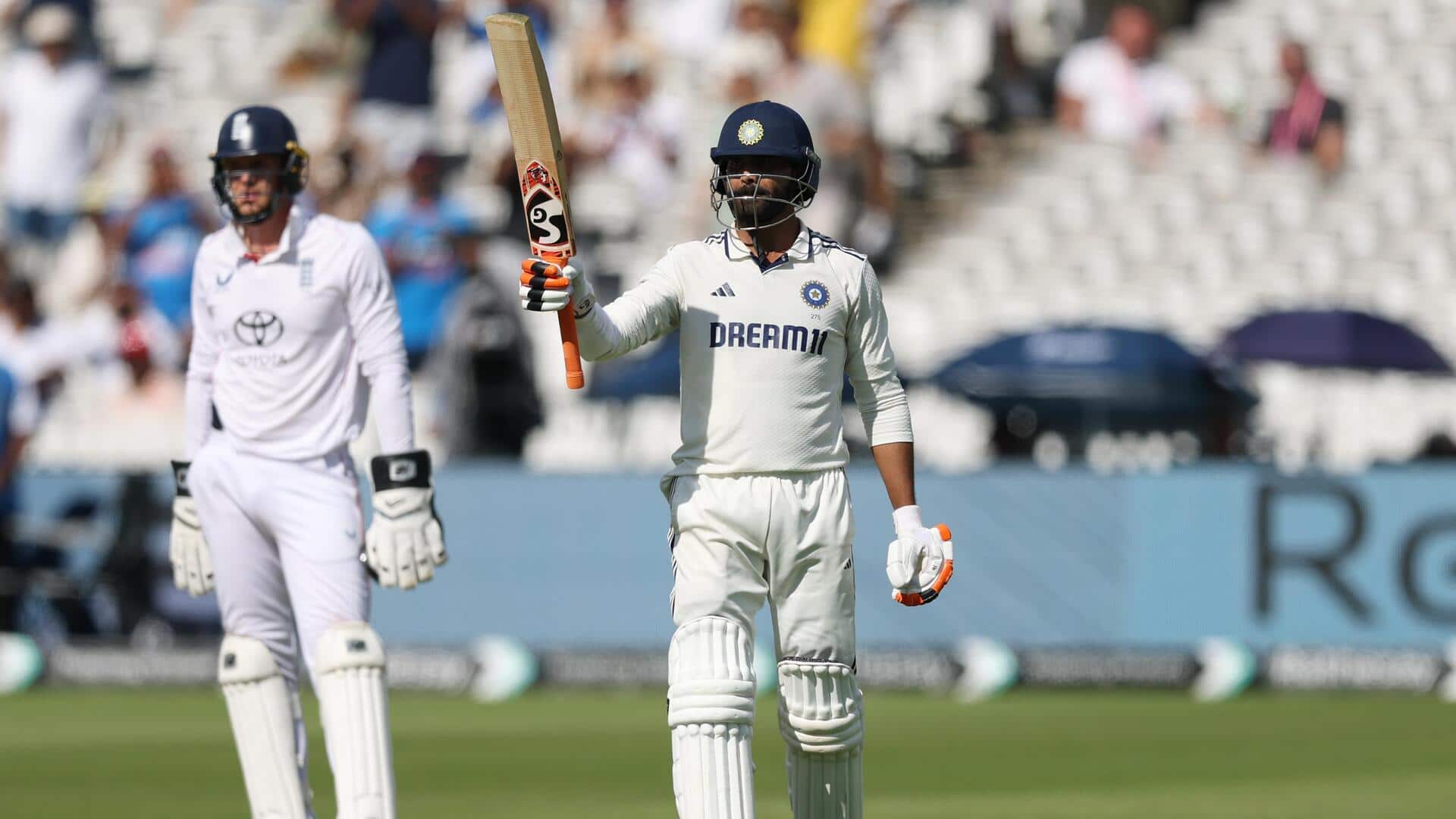 Ravindra Jadeja slams his 3rd successive Test fifty: Key stats Ravindra Jadeja slams his 3rd successive Test fifty: Key stats