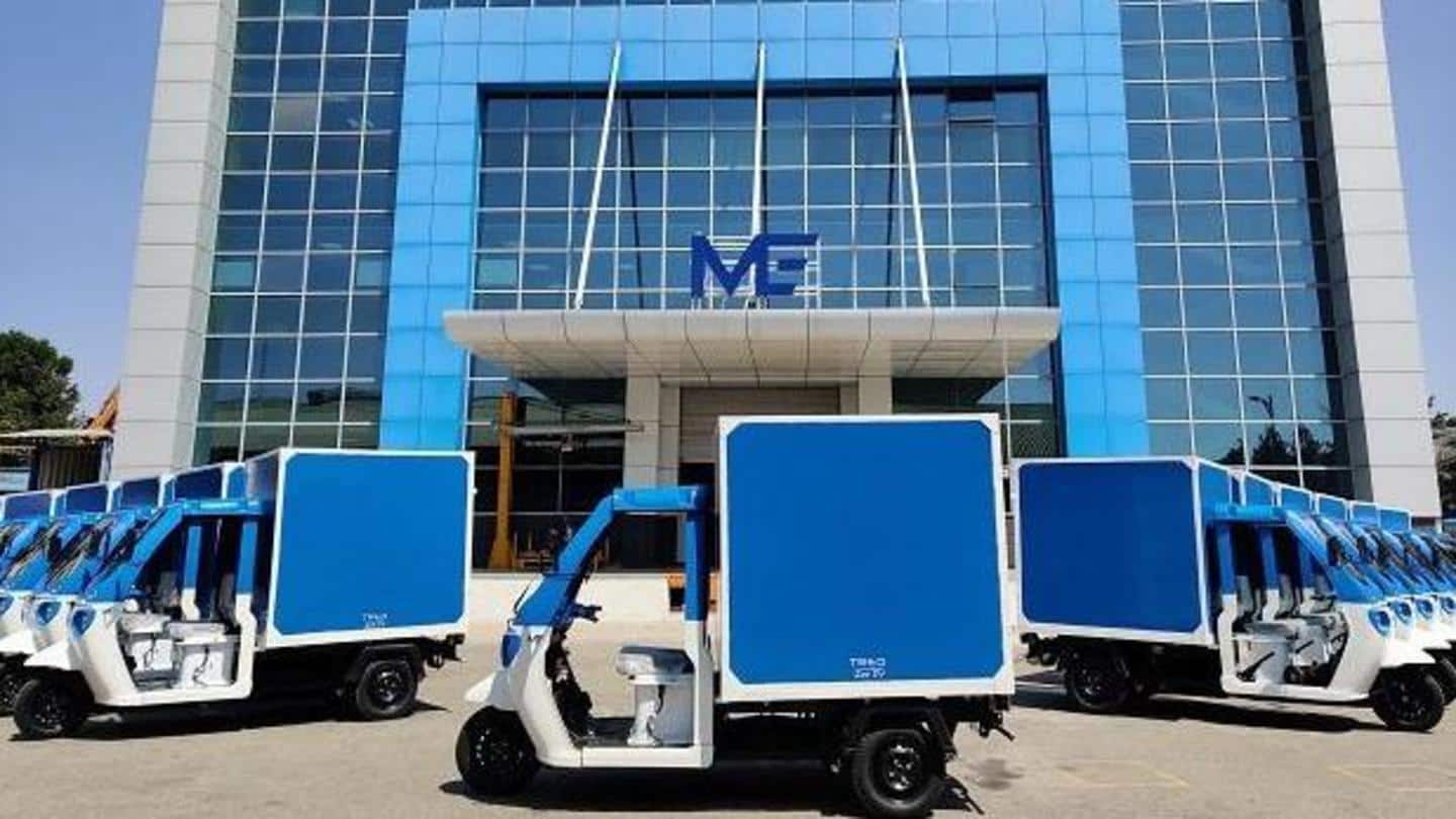 Amazon India currently uses Mahindra's Treo Zor in seven cities Amazon India currently uses Mahindra's Treo Zor in seven cities