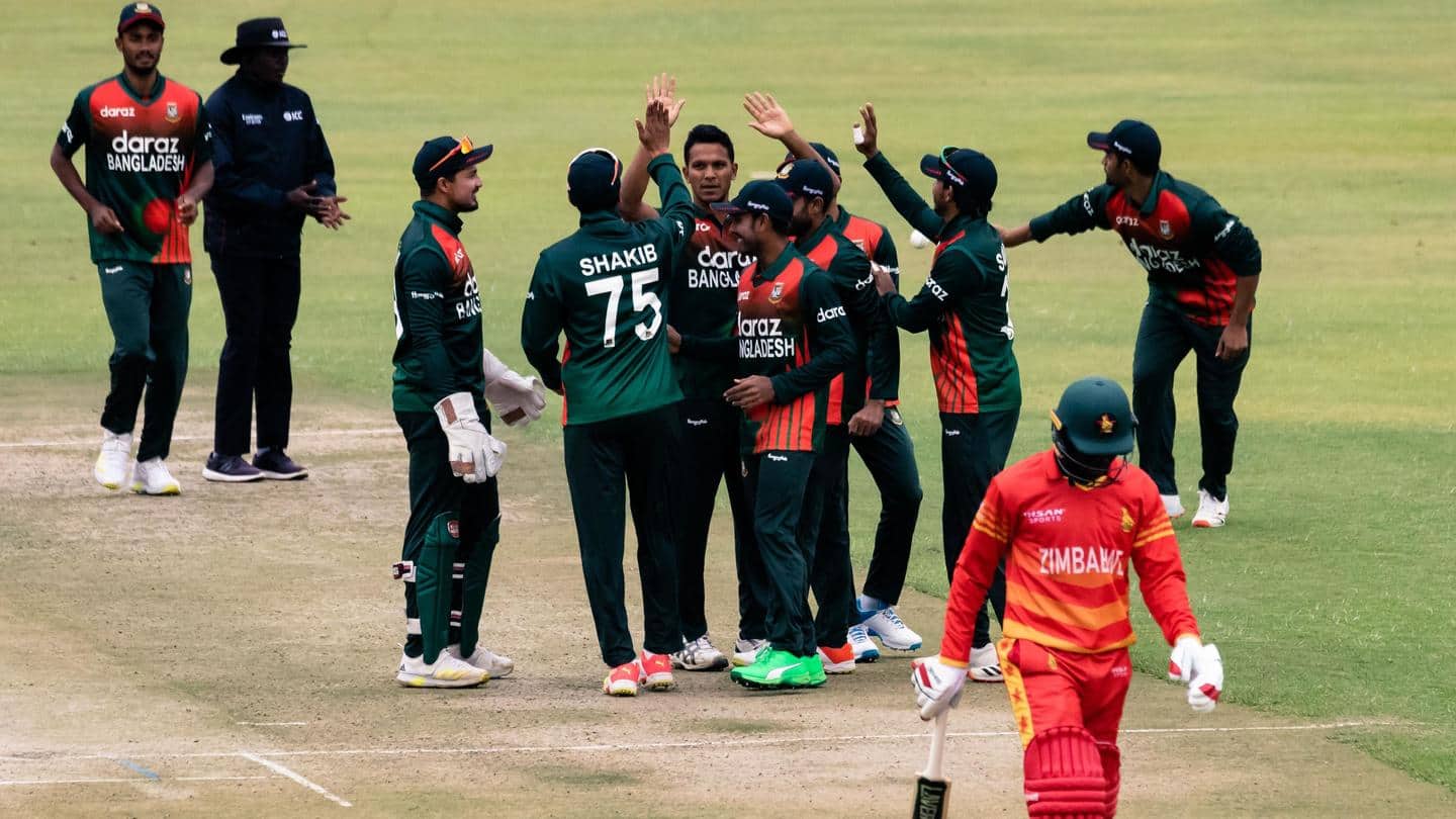 Bangladesh beat Zimbabwe in second ODI: Records broken