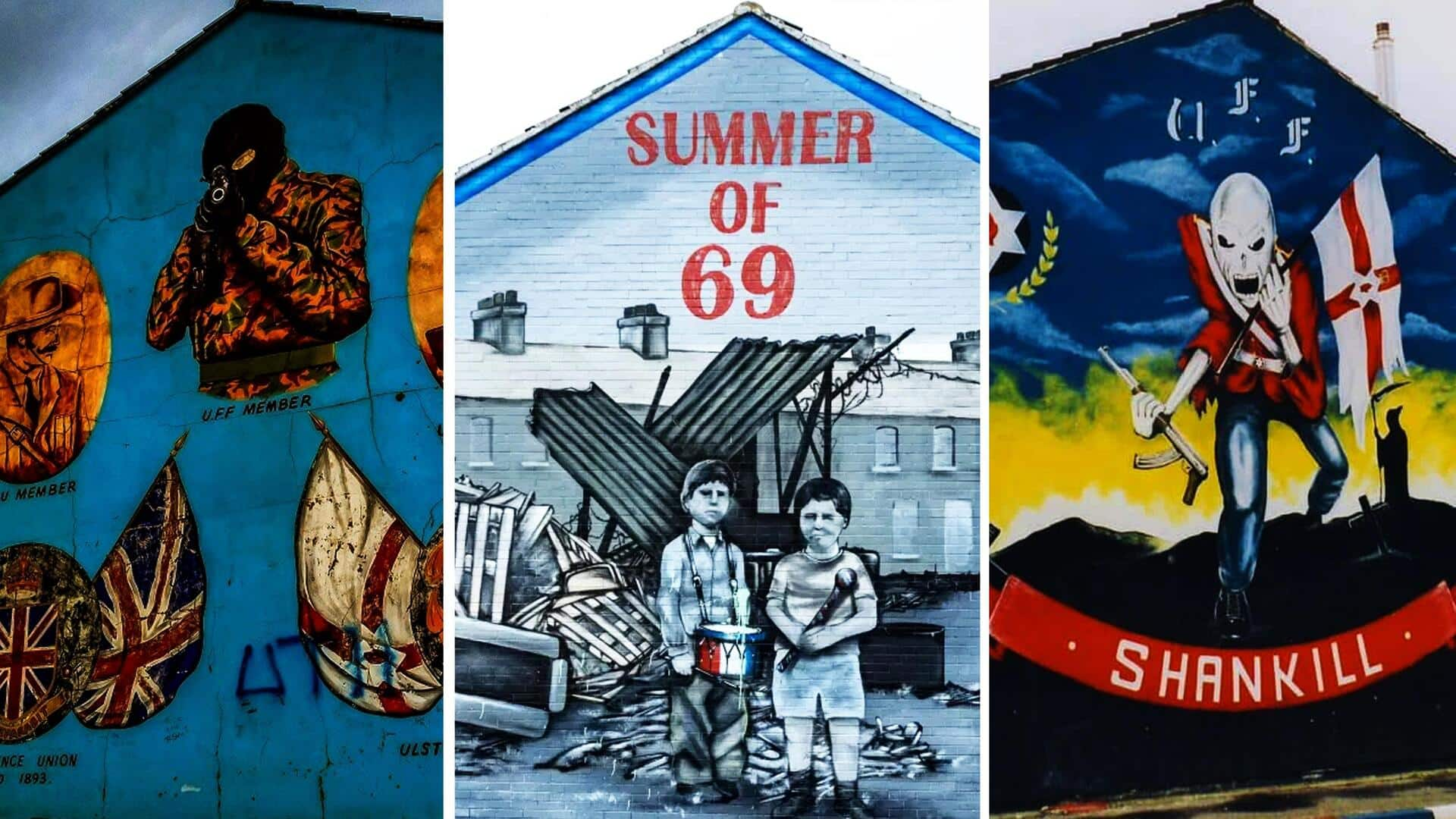 Explore the iconic murals of Belfast