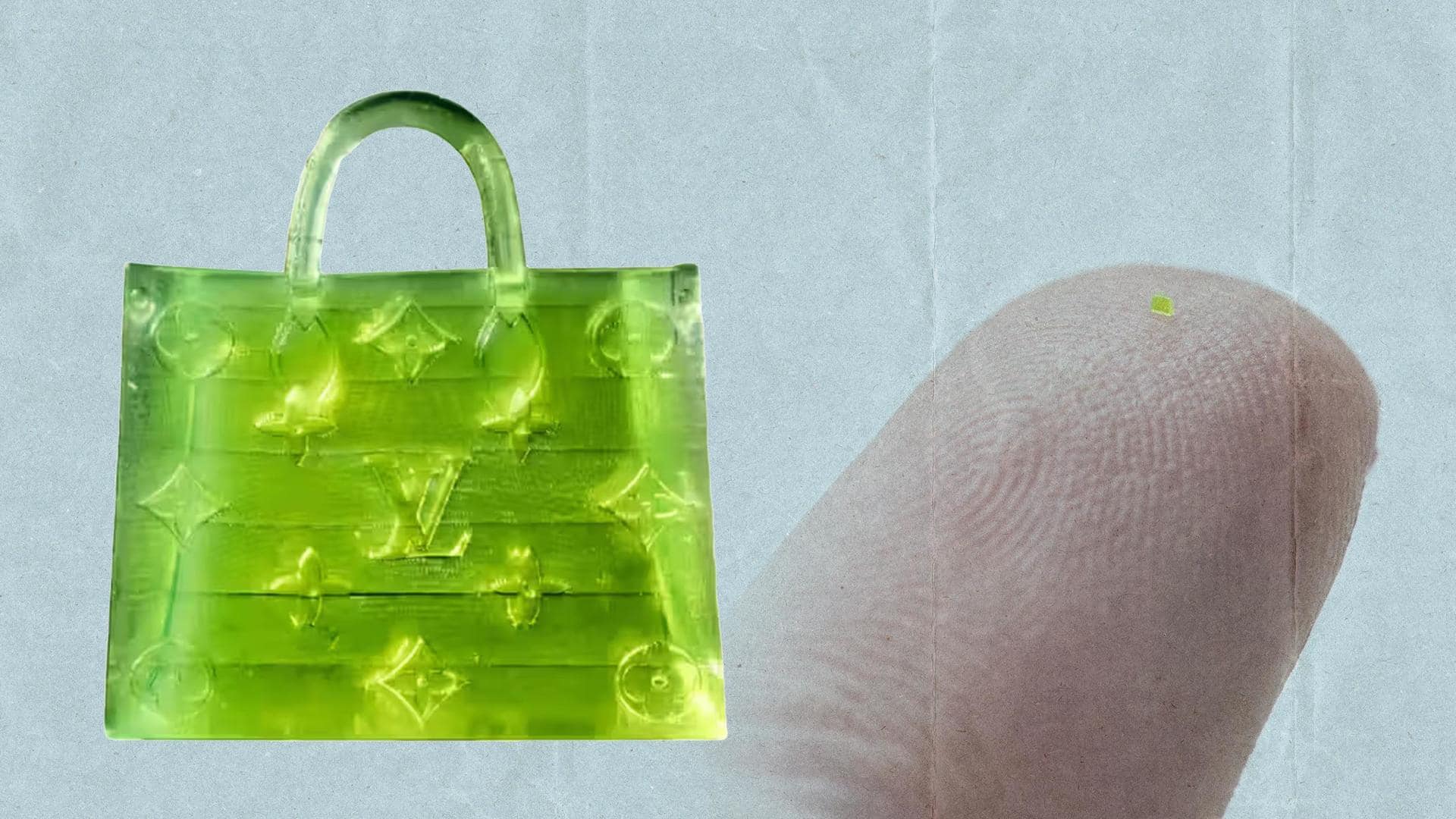 This Louis Vuitton handbag is a microscopic, crumb-size version of the real  thing