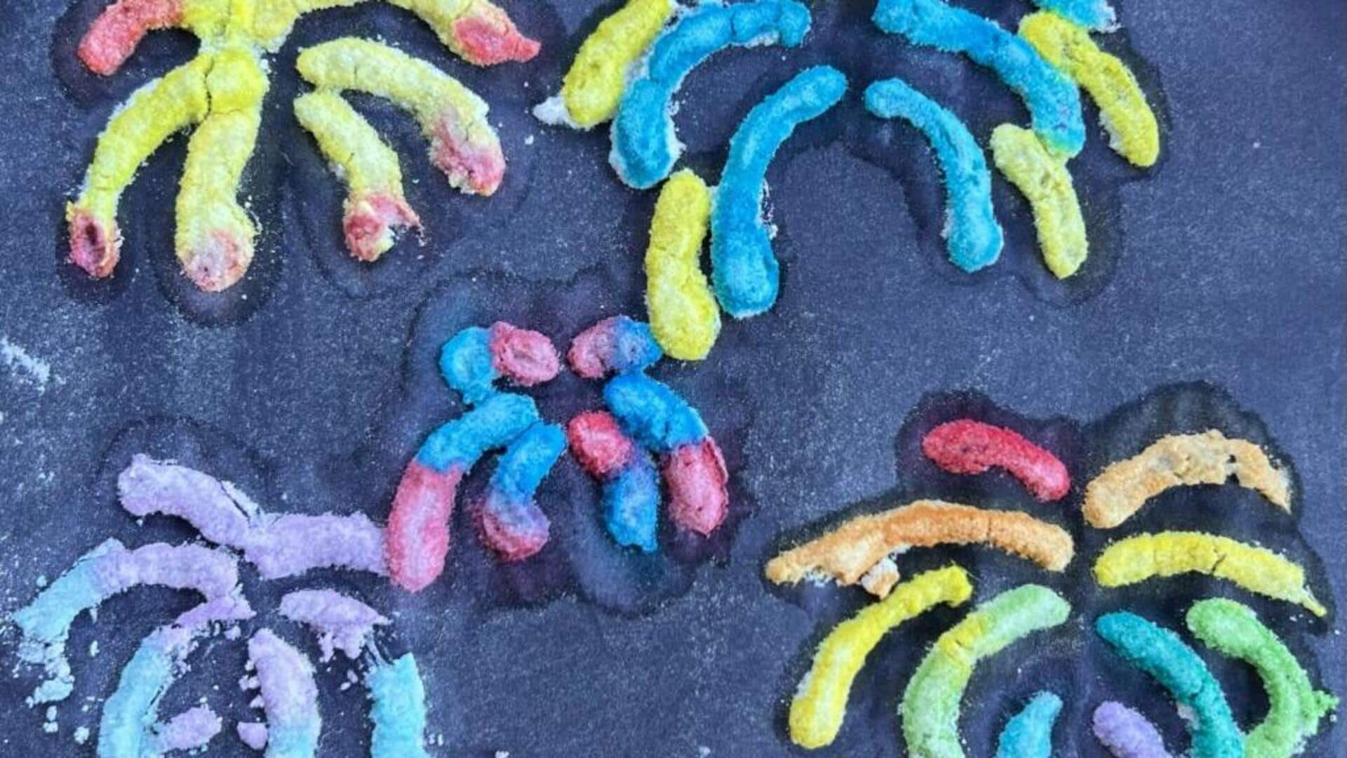 Can creating salt art help you improve focus?