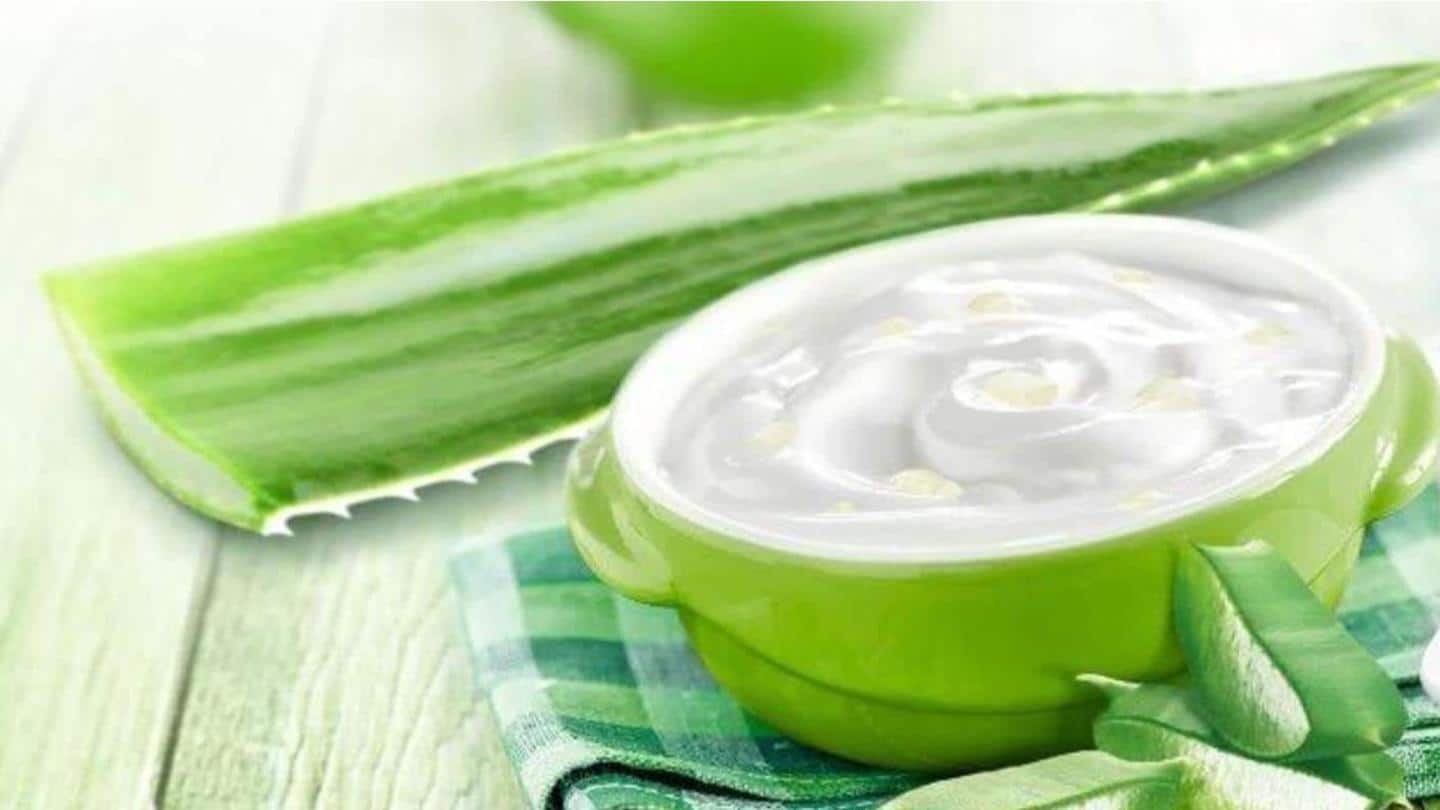 Apply aloe vera mask, after the oil, to maximize benefits Apply aloe vera mask, after the oil, to maximize benefits