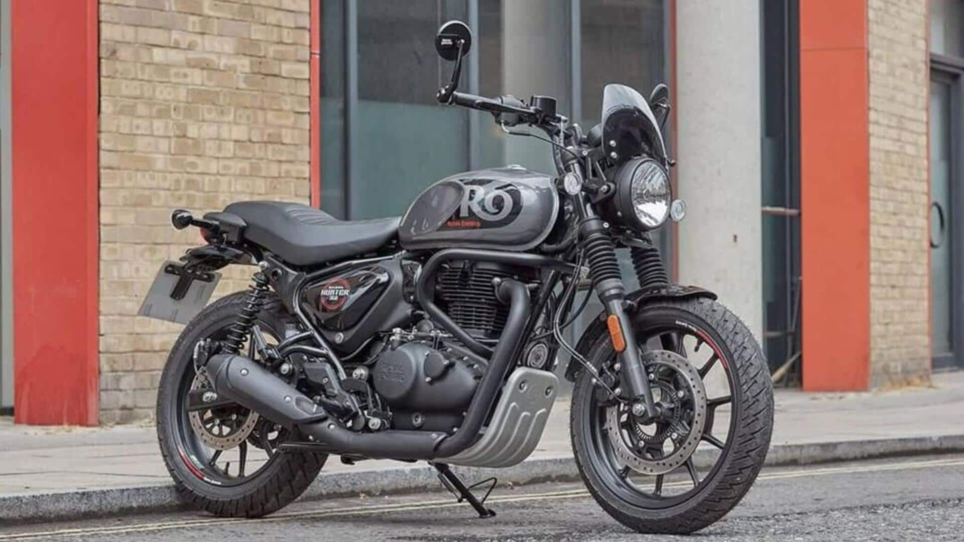 Spy shots fully reveal the new Royal Enfield Hunter 450