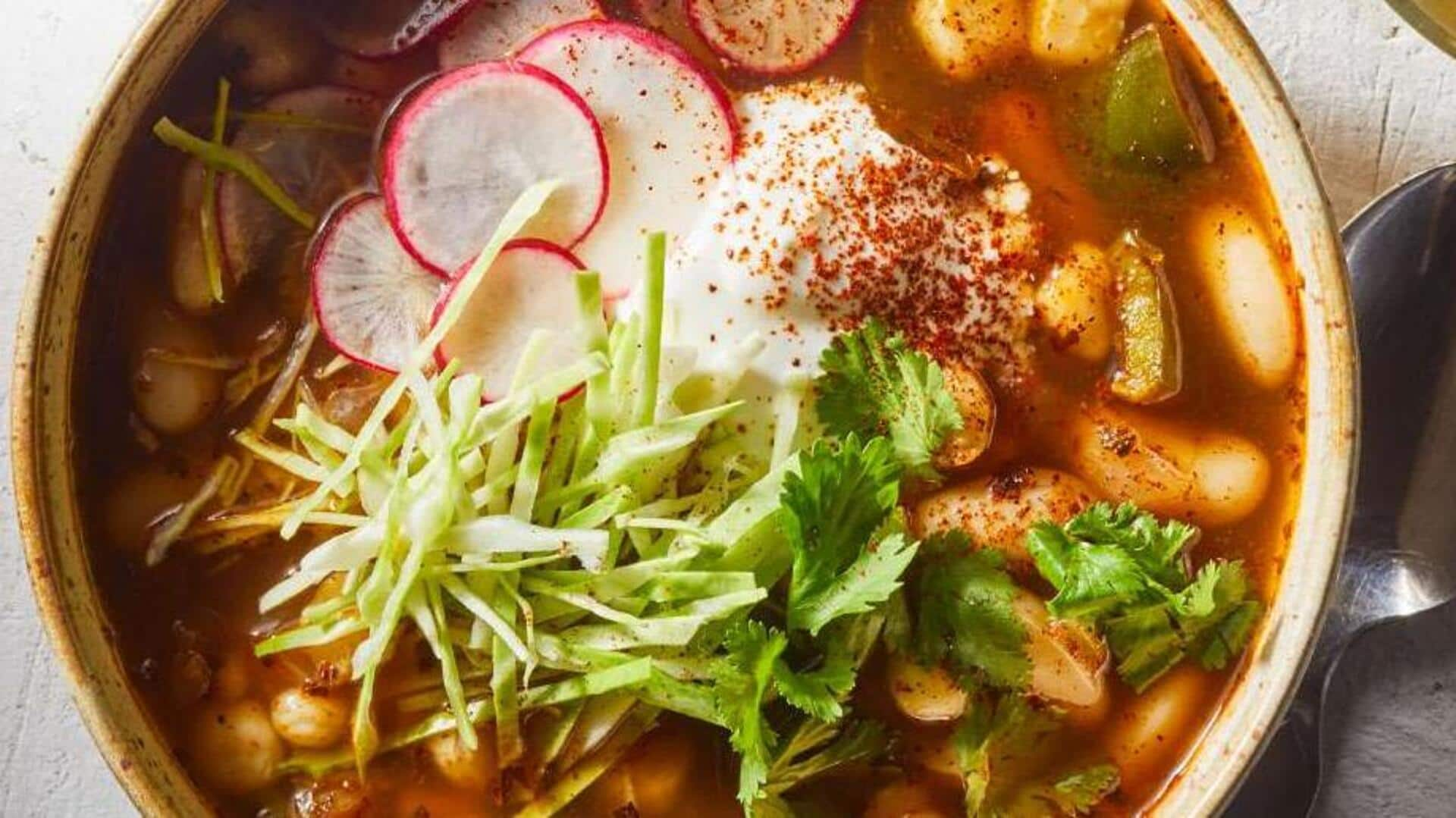 Recipe: Make Mexican vegan pozole soup at home