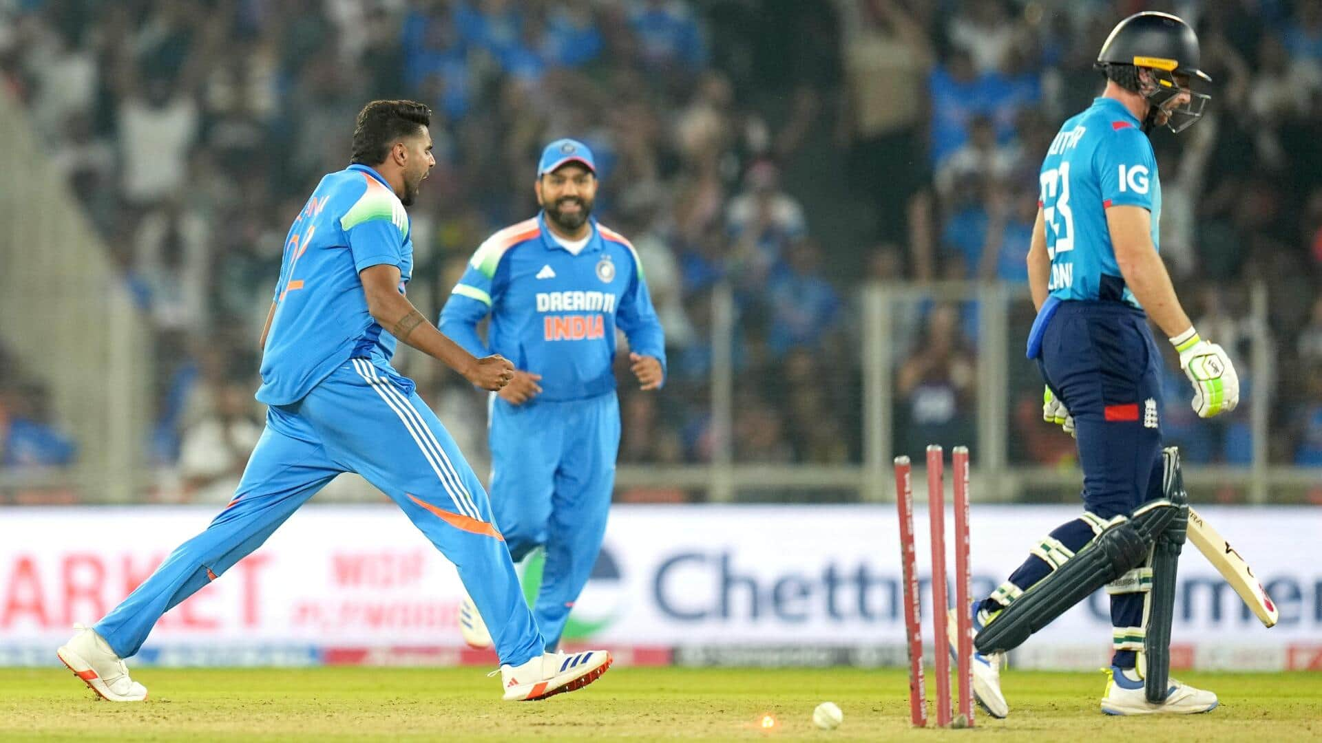 India win Ahmedabad ODI to rout England 3-0: Key stats