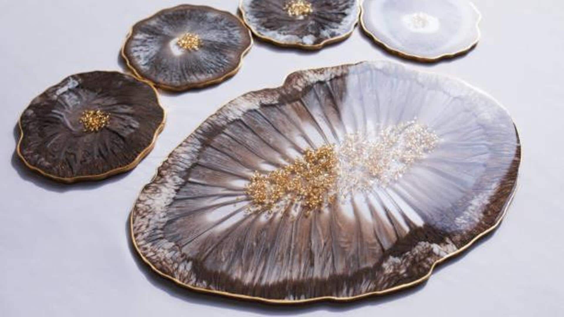 How to make stunning rock coasters 