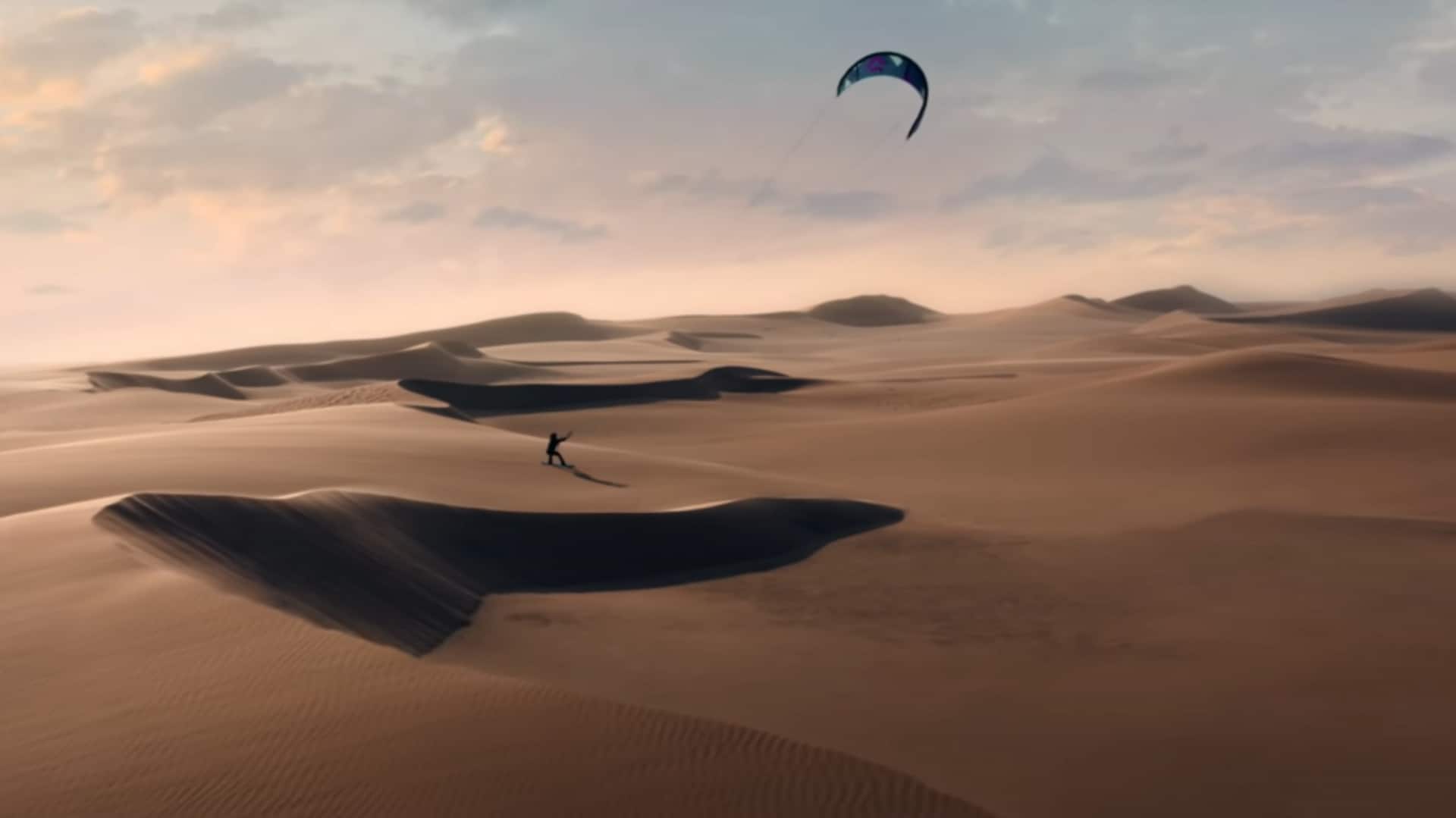 Where to experience sand kiting in Africa