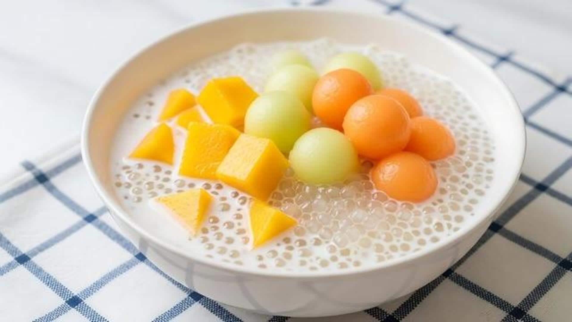 Energize your mornings with sago coconut bowls