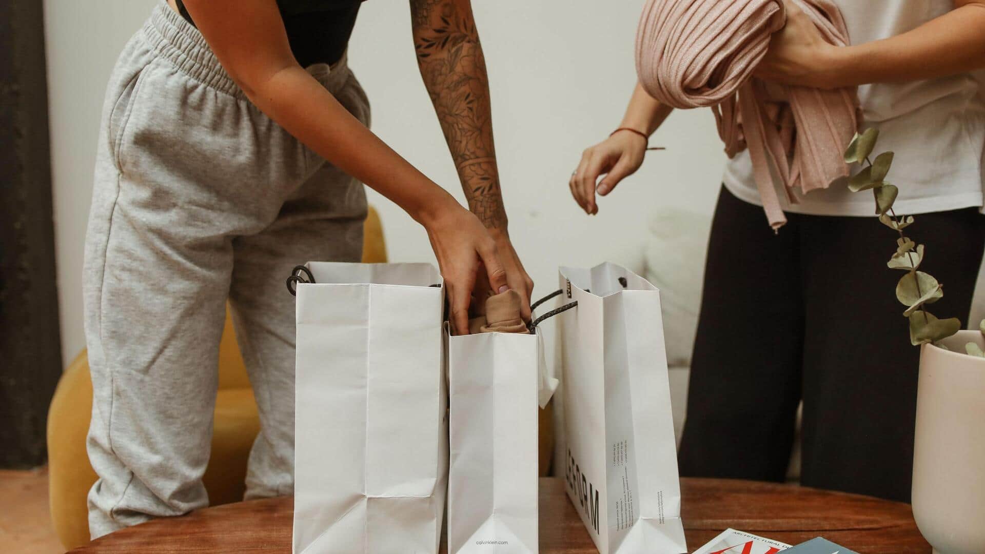 Save closet space with these bag-folding tips