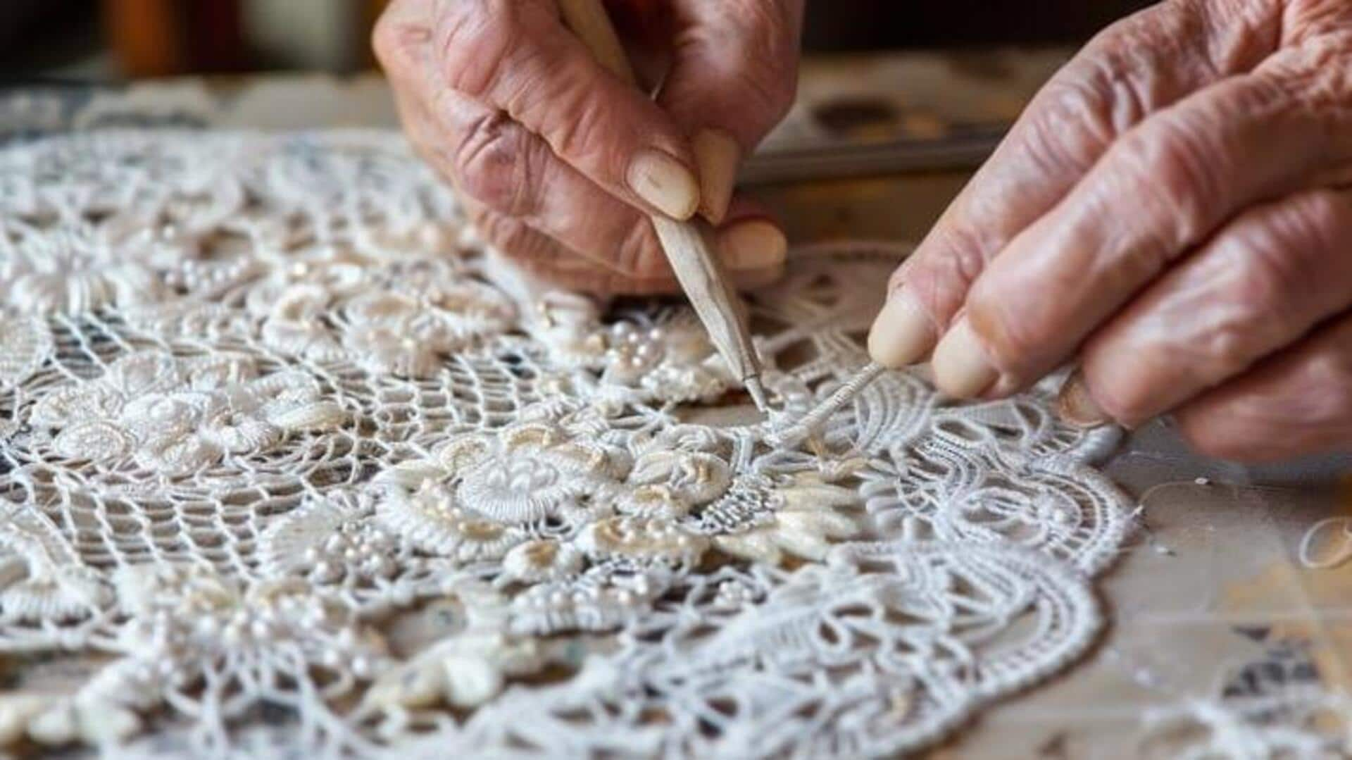 Celebrating lace-making artistry, a centuries-old art form