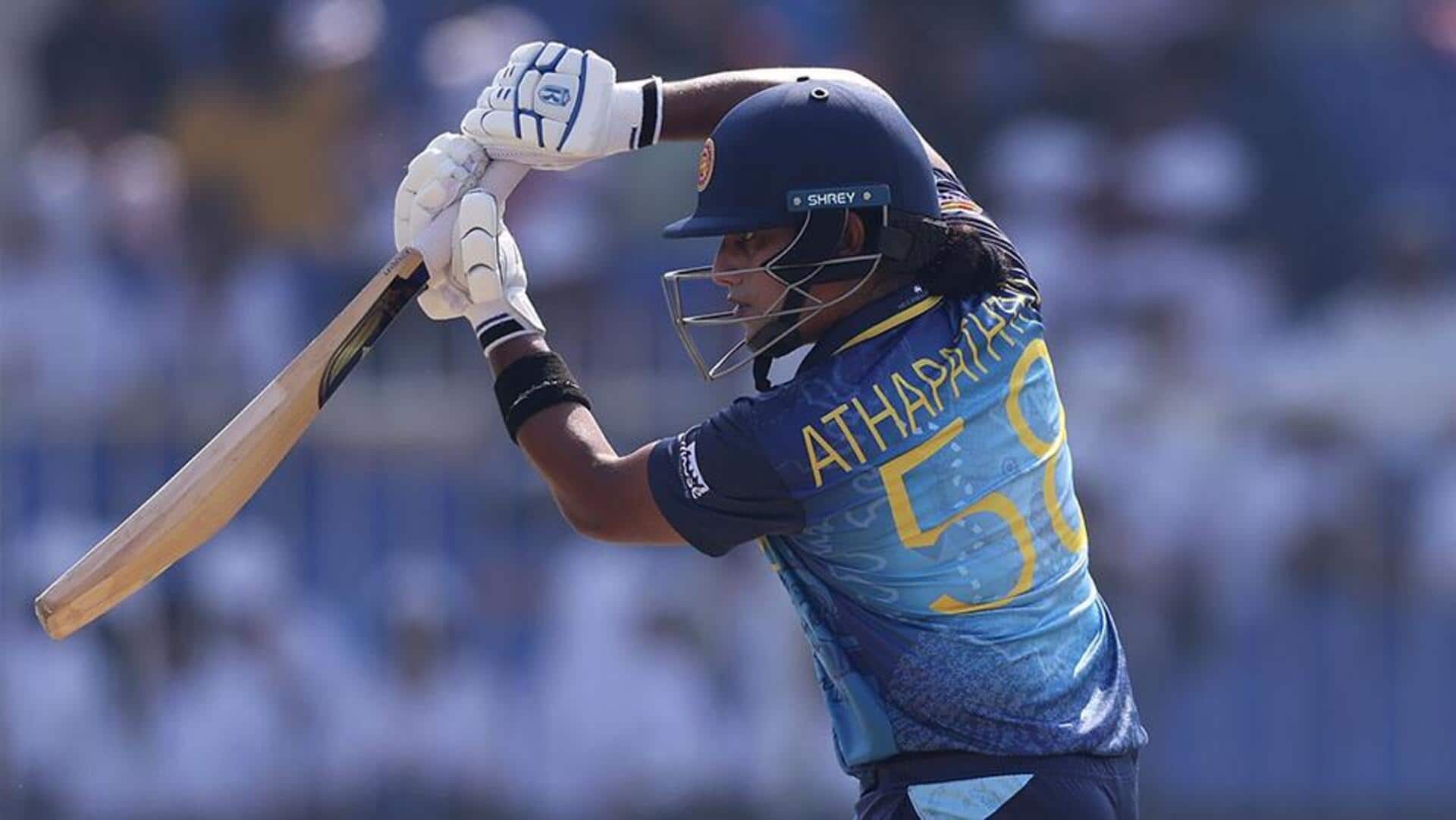 WODI Tri-Nation Series final: Chamari Athapaththu shines in losing cause WODI Tri-Nation Series final: Chamari Athapaththu shines in losing cause