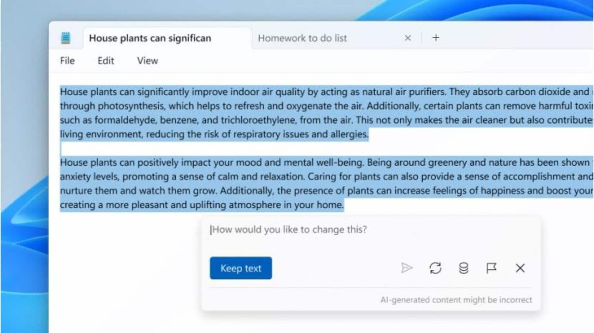 Thanks to AI, Microsoft Notepad can now write for you Thanks to AI, Microsoft Notepad can now write for you