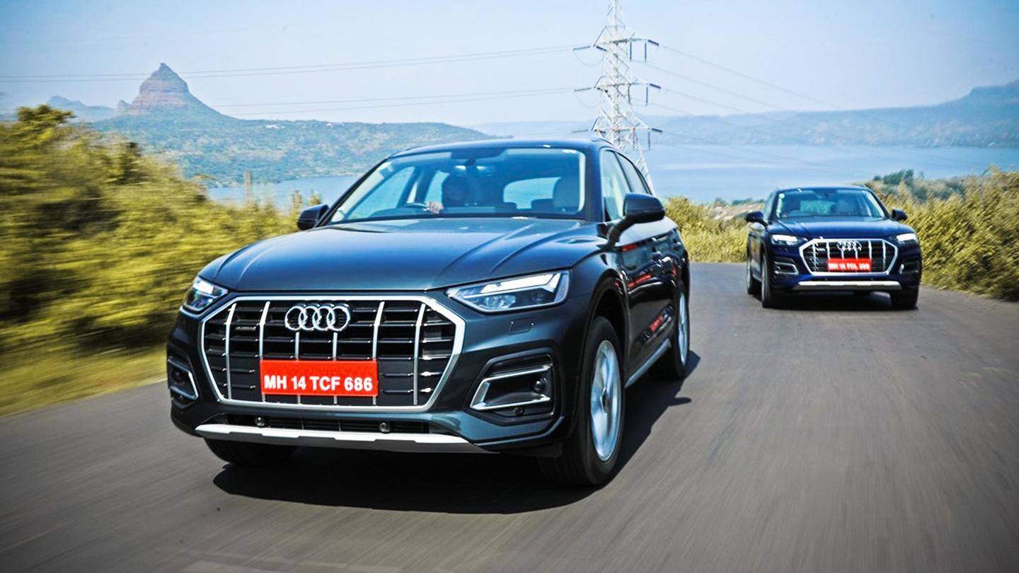 The car has an even bigger single-frame grille The car has an even bigger single-frame grille