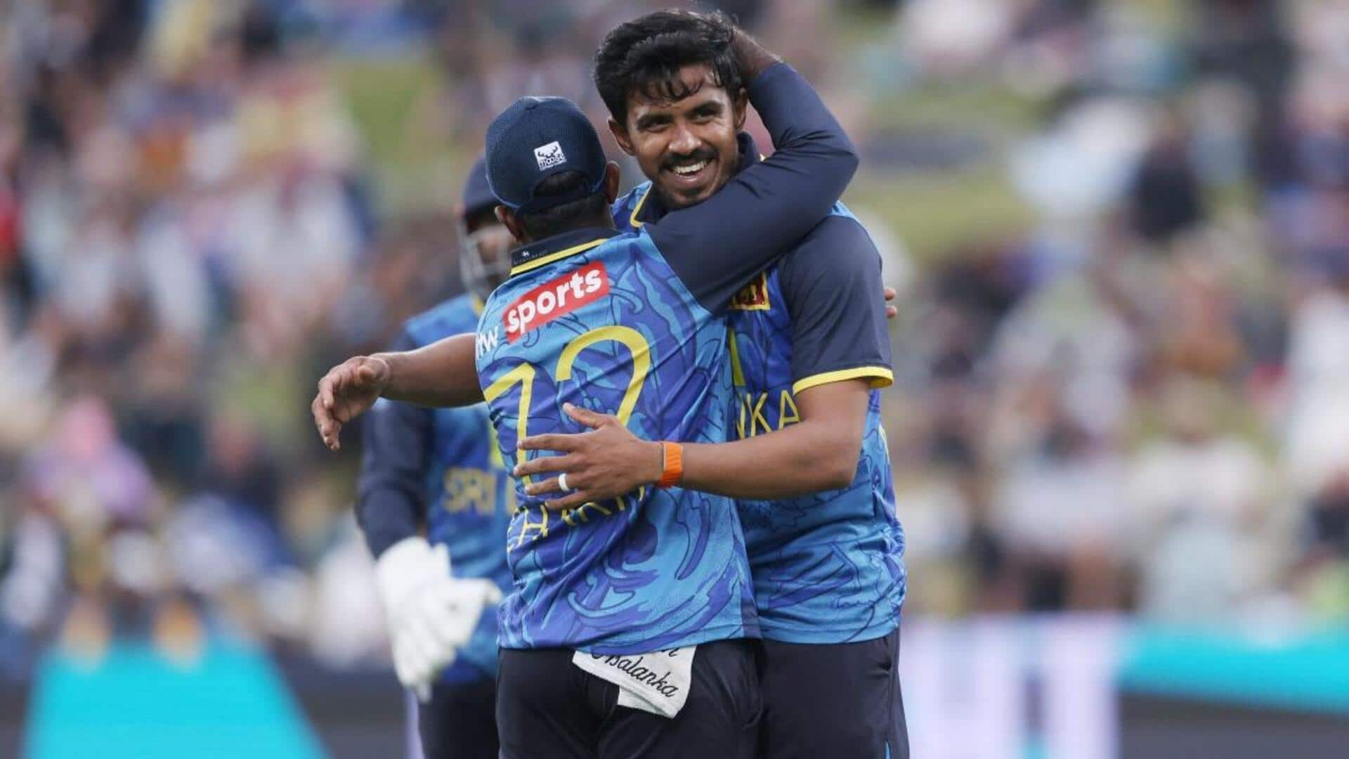 Maheesh Theekshana scripts history with ODI hat-trick against New Zealand