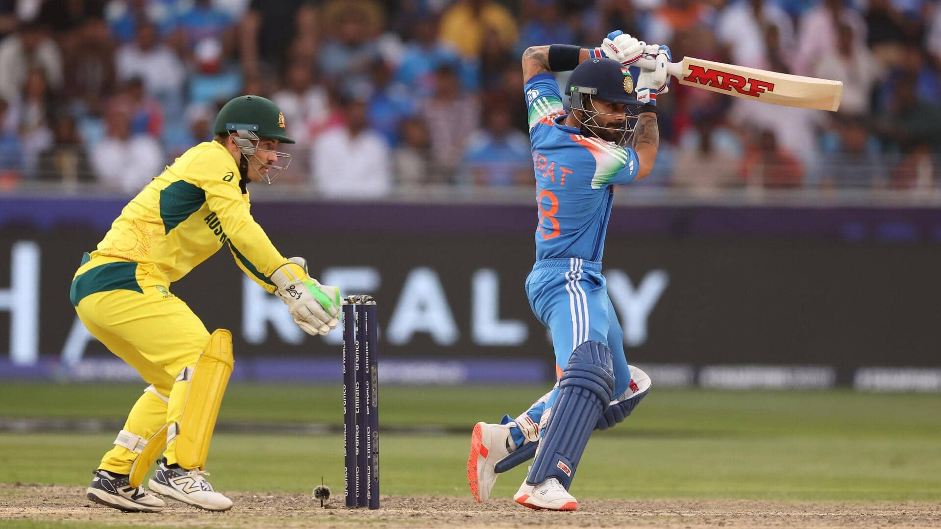 Virat Kohli slams record-breaking 24th fifty-plus score (ICC ODI events)