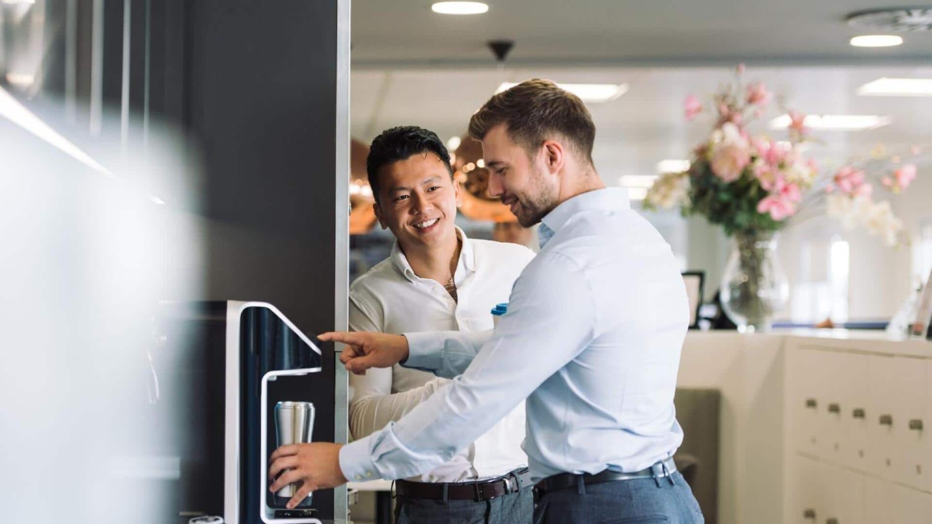 Using water dispenser at office? Follow these etiquette rules