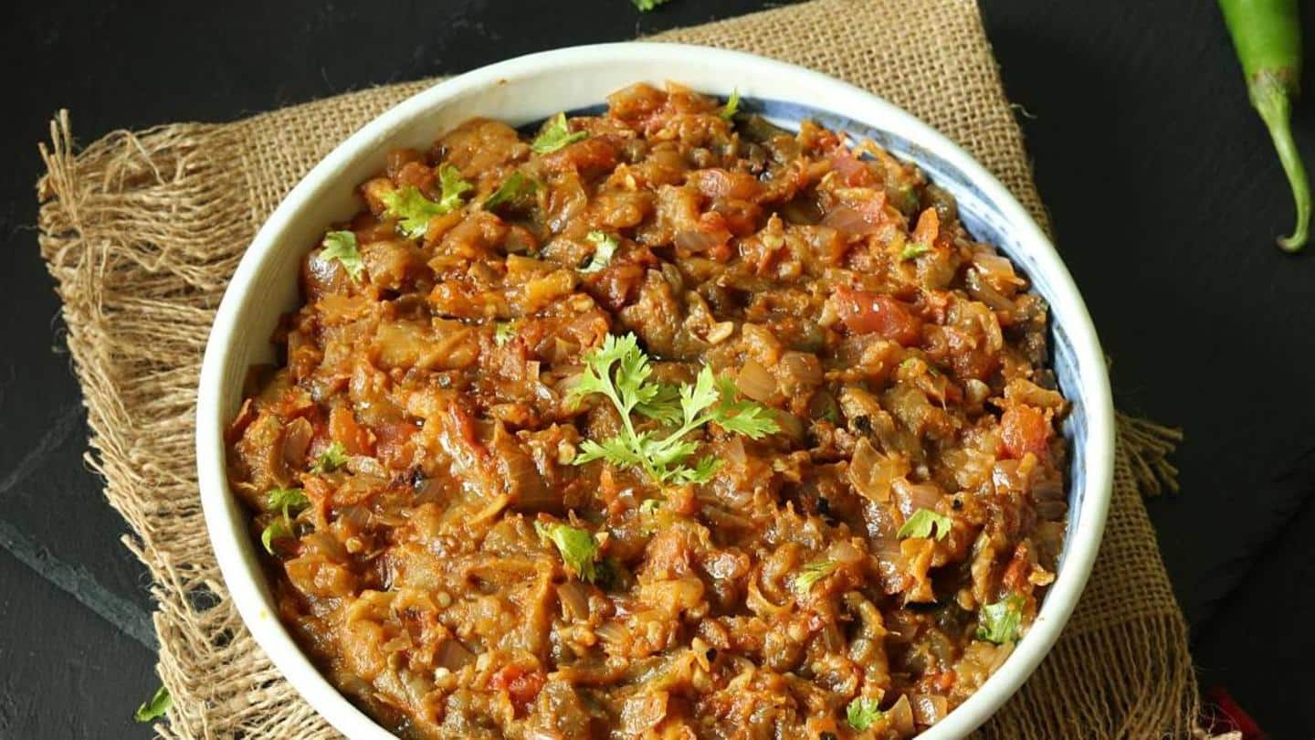 'Baingan bharta' for lunch, a thrill for your taste buds 'Baingan bharta' for lunch, a thrill for your taste buds