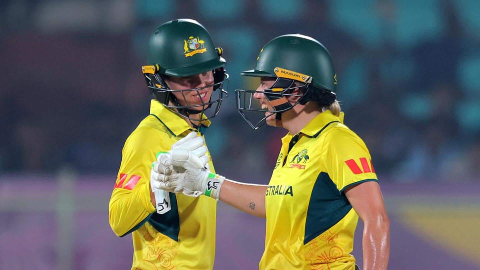 Women's World Cup, Phoebe Litchfield smashes 84* against Bangladesh: Stats Women's World Cup, Phoebe Litchfield smashes 84* against Bangladesh: Stats