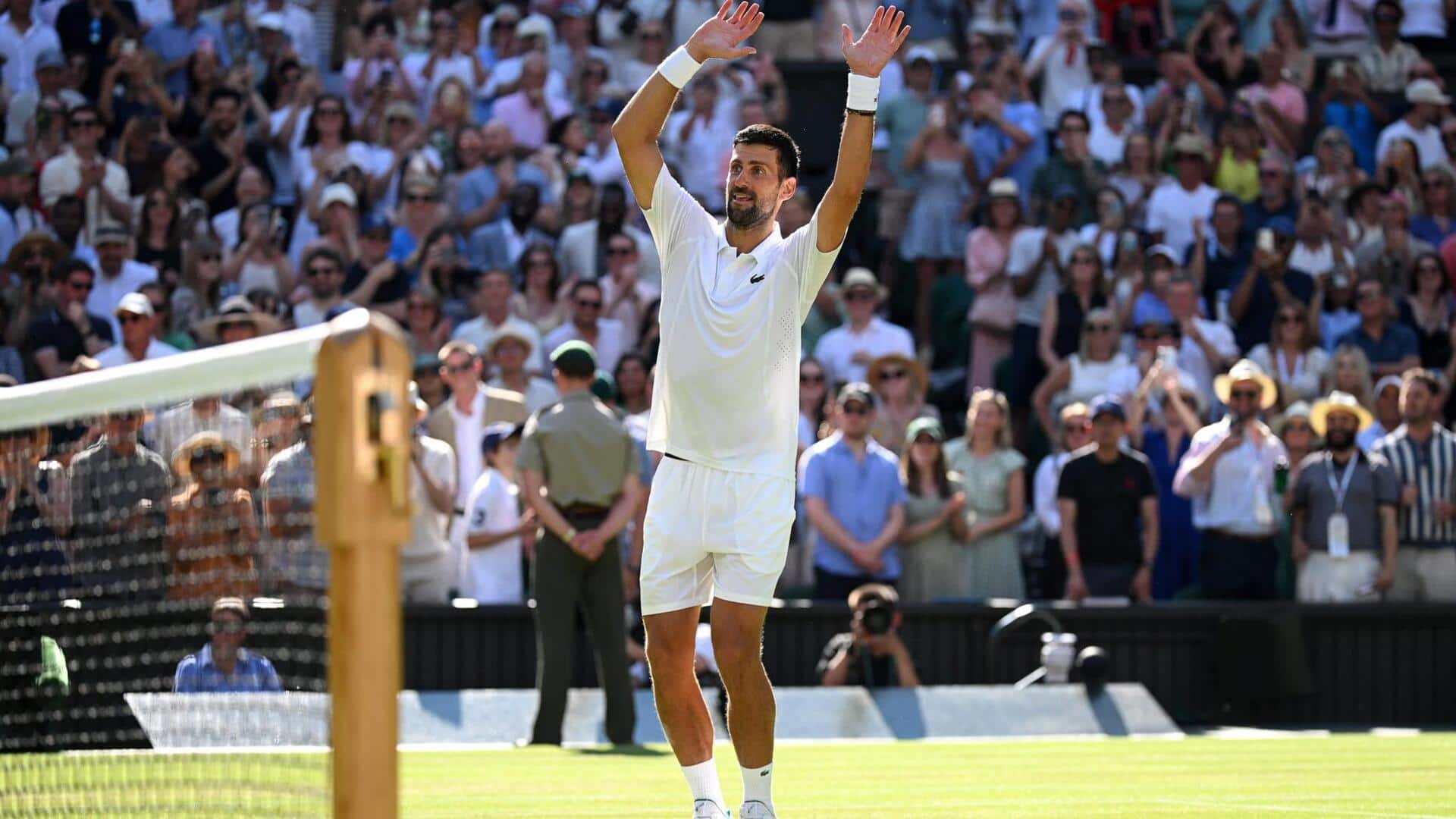 Novak Djokovic beats Roman Safiullin, reaches Wimbledon 2026 quarter-finals: Stats