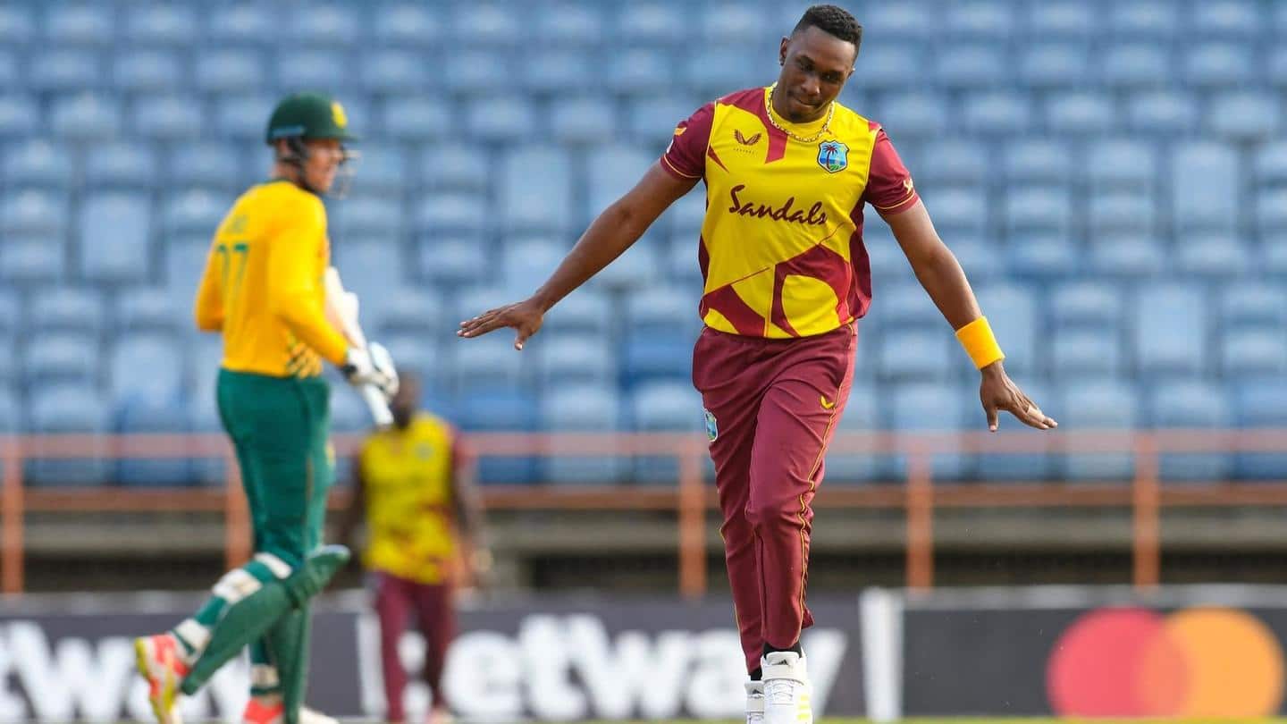 WI bounce back, beat SA in 4th T20I: Records broken