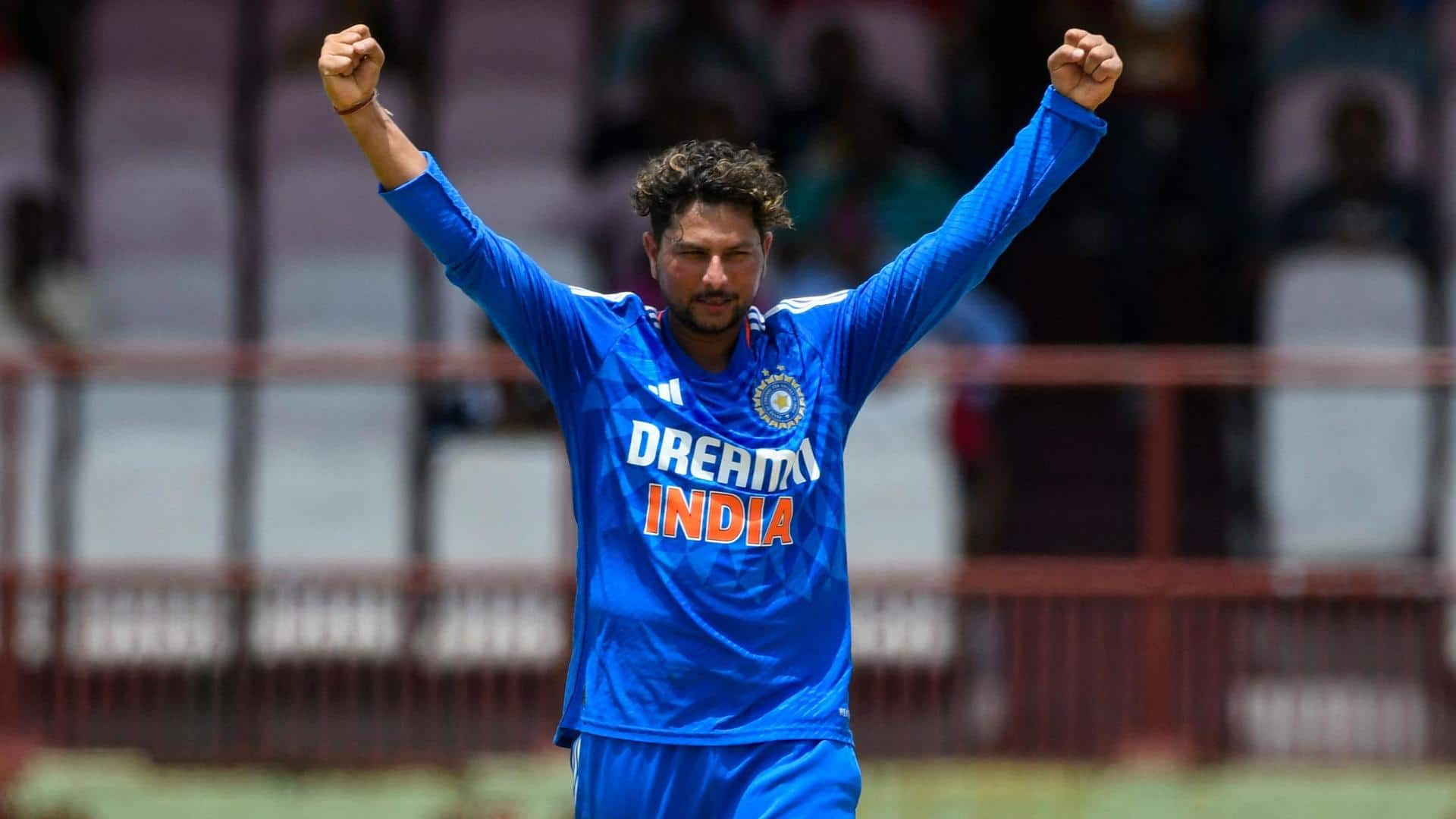 Kuldeep Yadav becomes fastest Indian to 50 T20I wickets: Stats