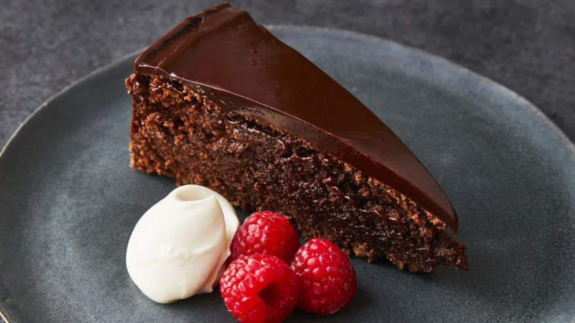 Prepare this decadent vegan chocolate torte