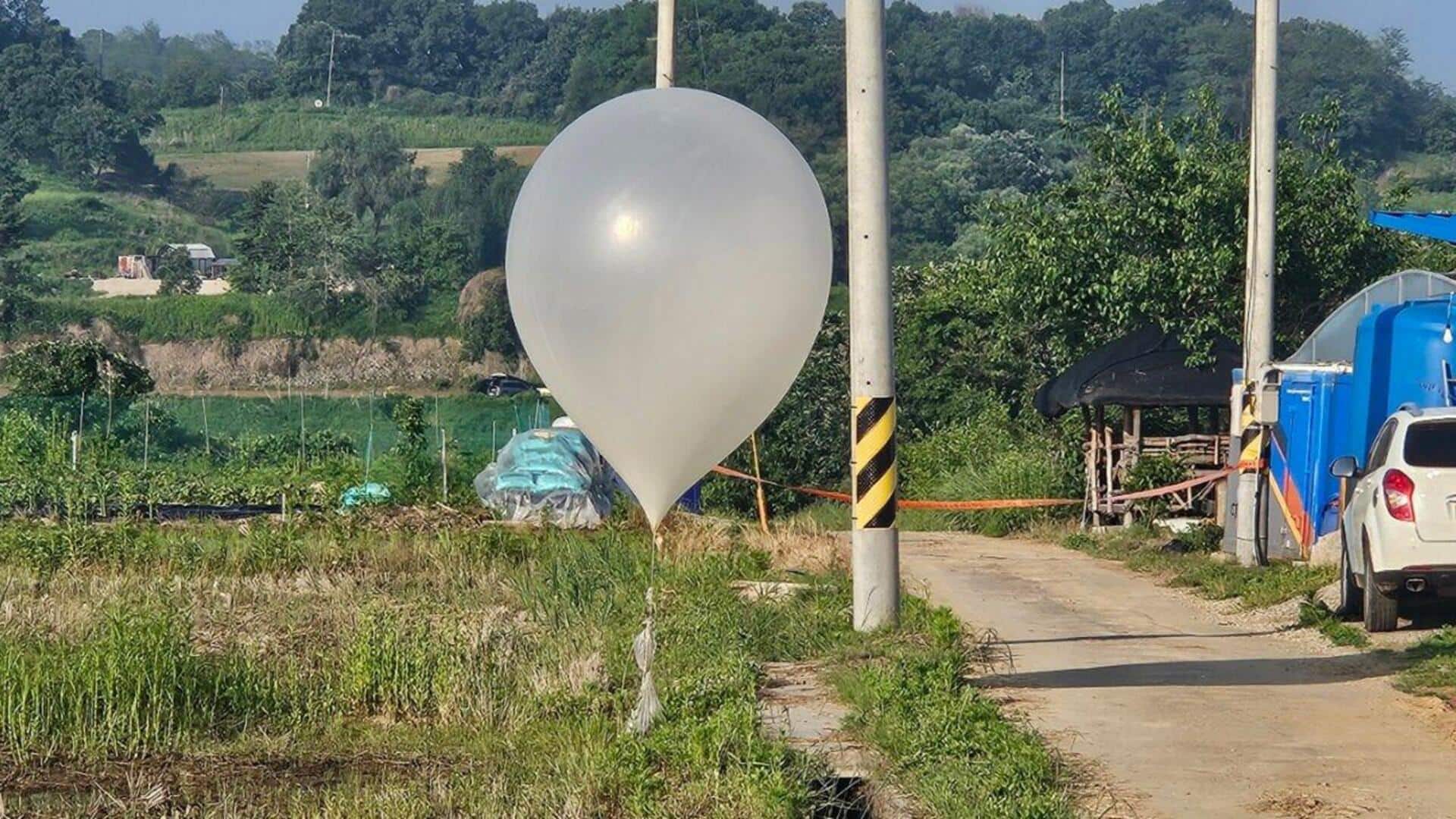 North Korea dumps trash-filled balloons on the South