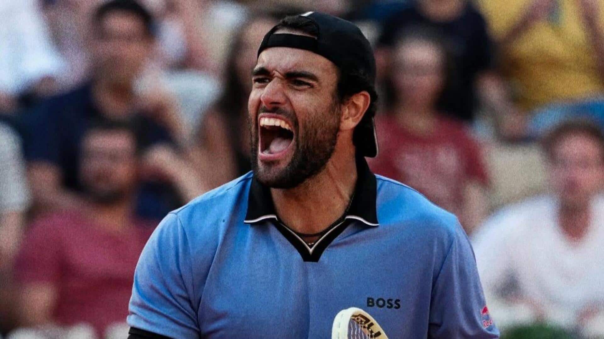 Matteo Berrettini reaches his first Major quarter-final since 2023: Stats