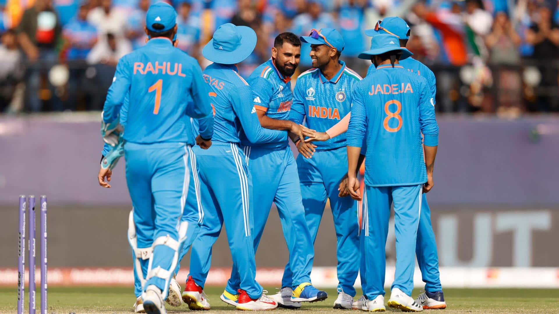Mohammed Shami becomes India's second-highest wicket-taker in World Cups