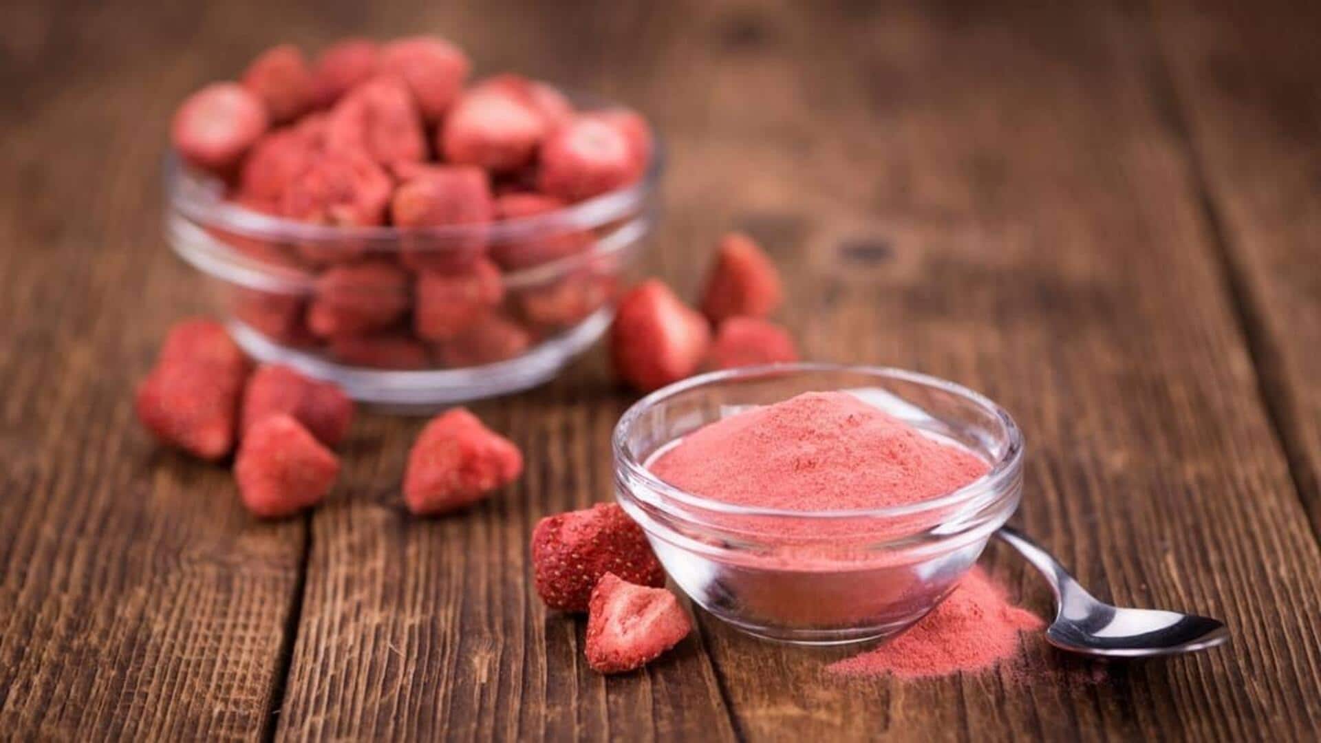 Freeze-dried strawberry powder: A superfood you should know about