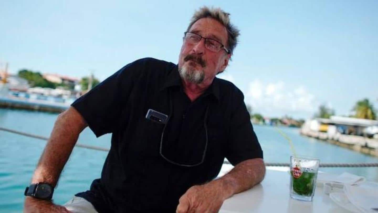 Spain's National Court approved McAfee's extradition yesterday Spain's National Court approved McAfee's extradition yesterday
