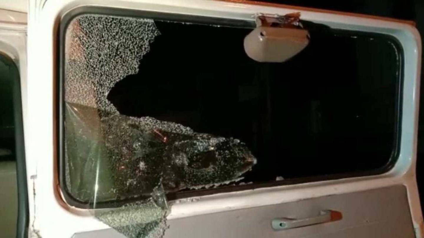 Few vehicles were damaged, no one was hurt: Official Few vehicles were damaged, no one was hurt: Official
