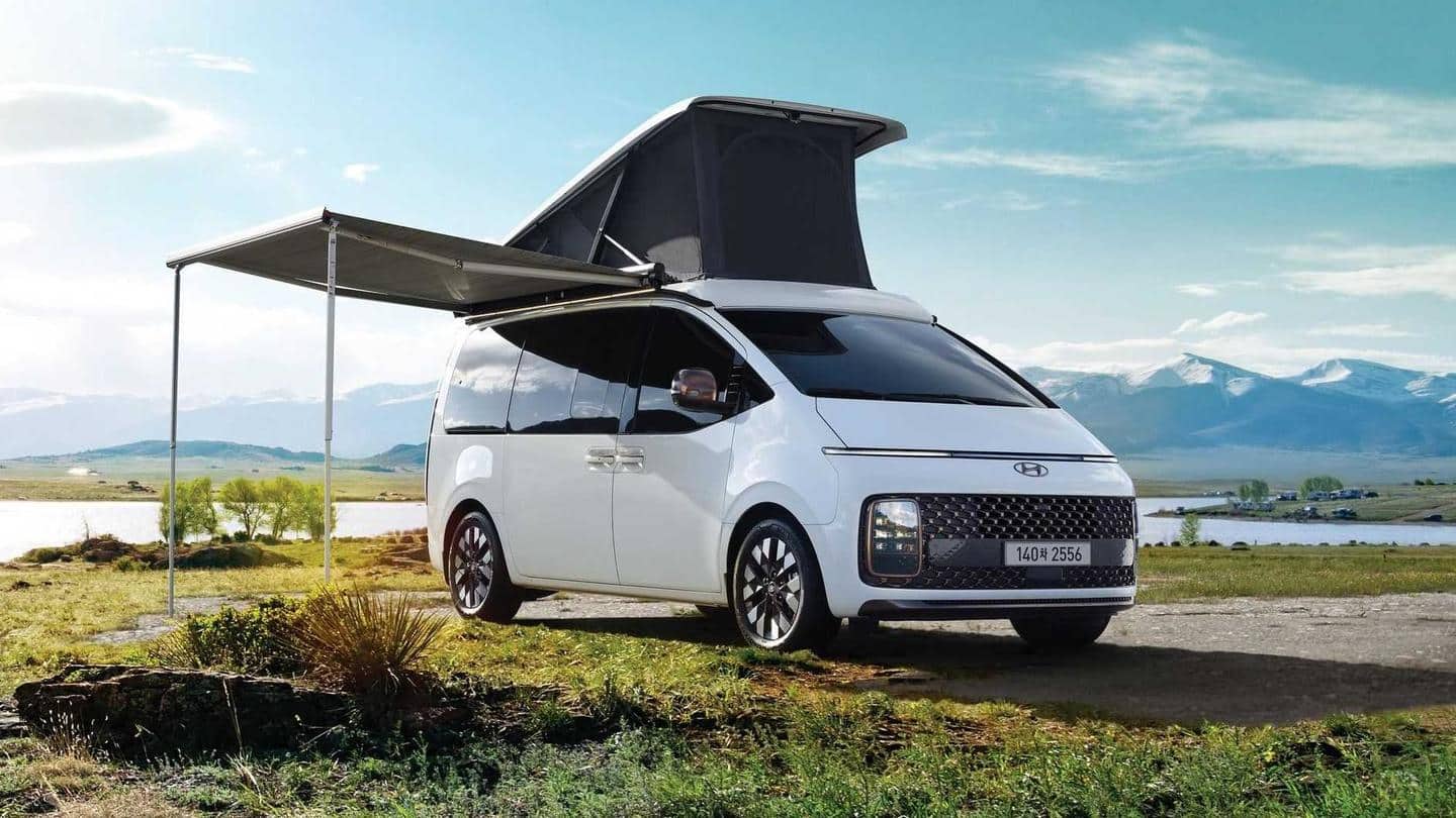Hyundai Staria Lounge Camper is a comfy house on wheels