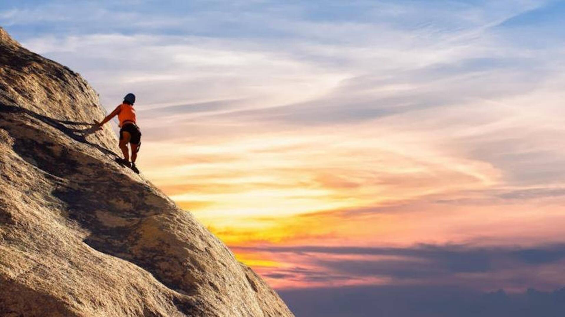 Boost self-esteem with rock climbing