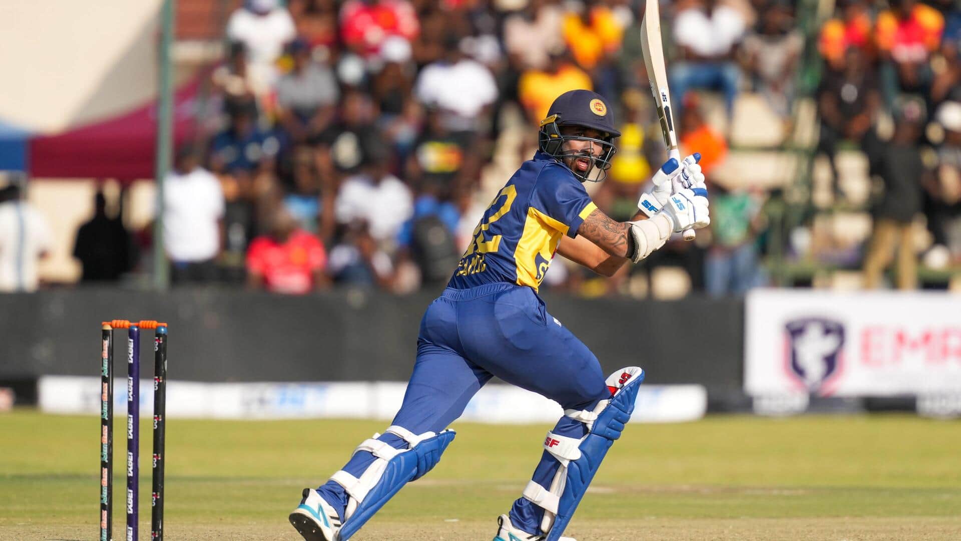 Kamil Mishara powers Sri Lanka's T20I series victory against Zimbabwe Kamil Mishara powers Sri Lanka's T20I series victory against Zimbabwe