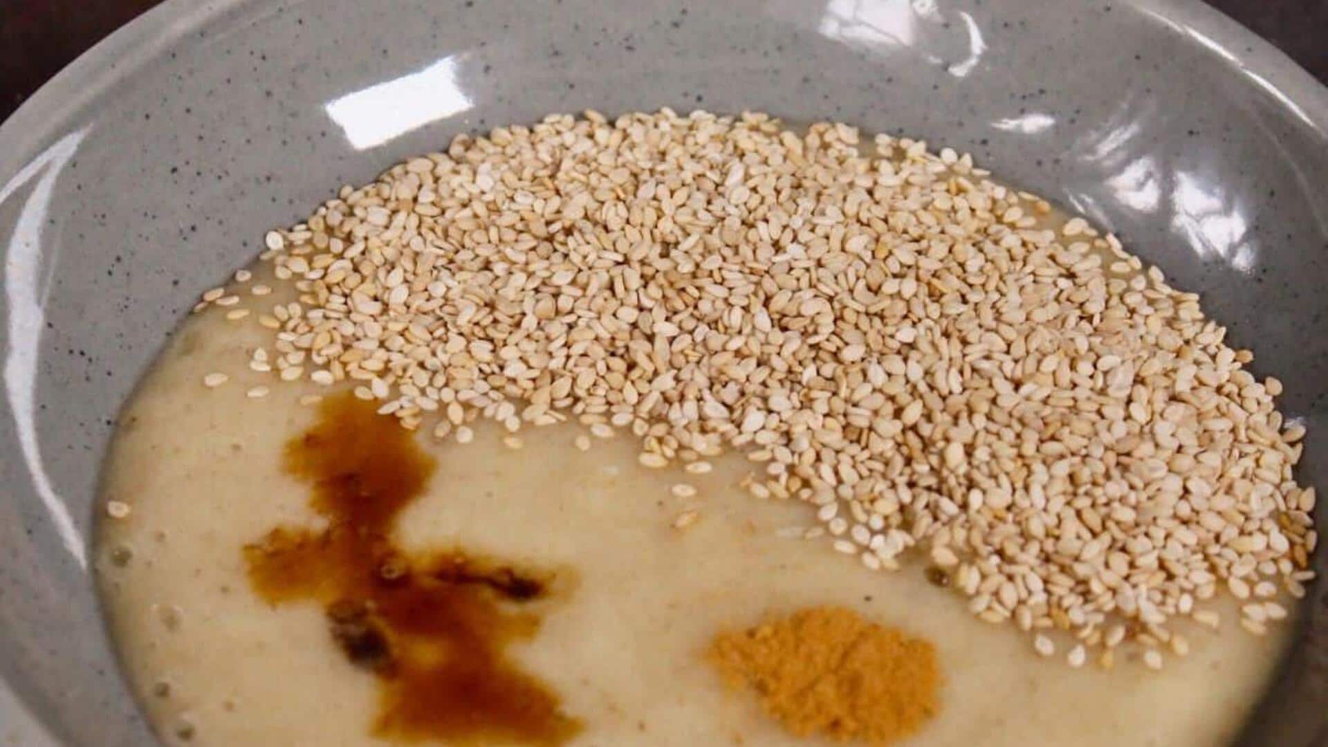 How to turn banana-sesame seeds into healthy breakfast dishes