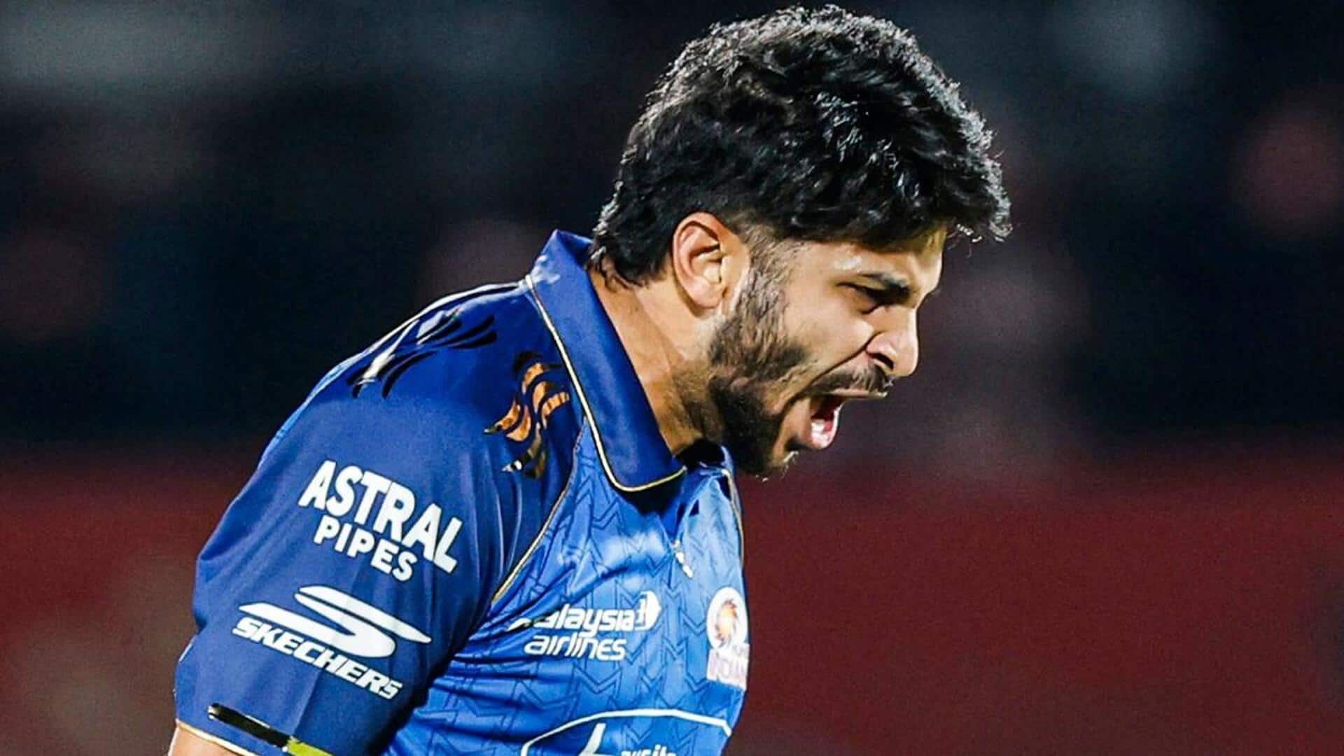 Shardul Thakur claims his 3rd four-wicket haul in IPL: Stats