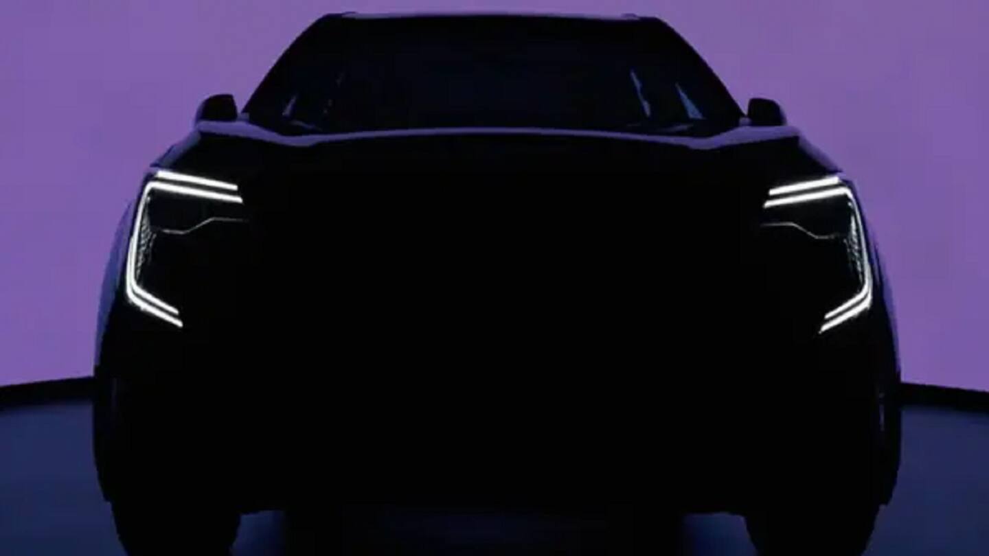 Interiors of the Mahindra XUV700 showcased via a teaser video