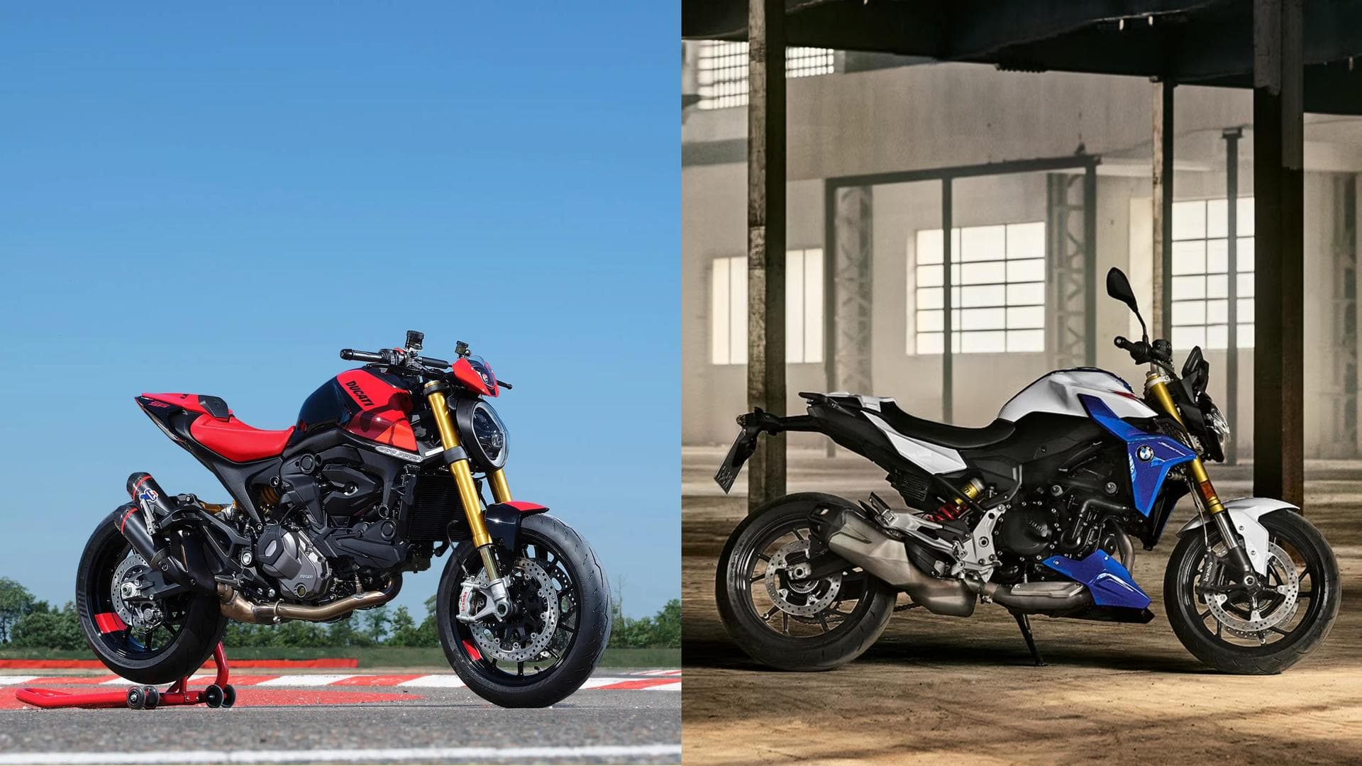 How Ducati Monster SP stacks against BMW F 900 R